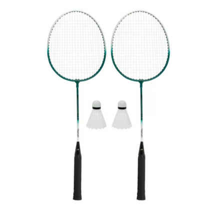 Avento Badmintonschläger POWER SPEED Federballschläger Set inkl. 2 Federbälle, (4-tlg)
