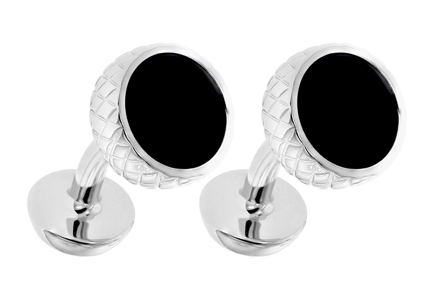 BOSS Manschettenknöpfe Silberfarben / Blau B-Jorge günstig online kaufen