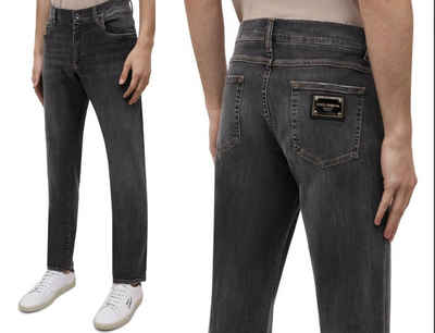 DOLCE & GABBANA 5-Pocket-Jeans DOLCE GABBANA JEANS DENIM COMFORT PANTS HOSE TROUSERS 5 POCKETS METAL