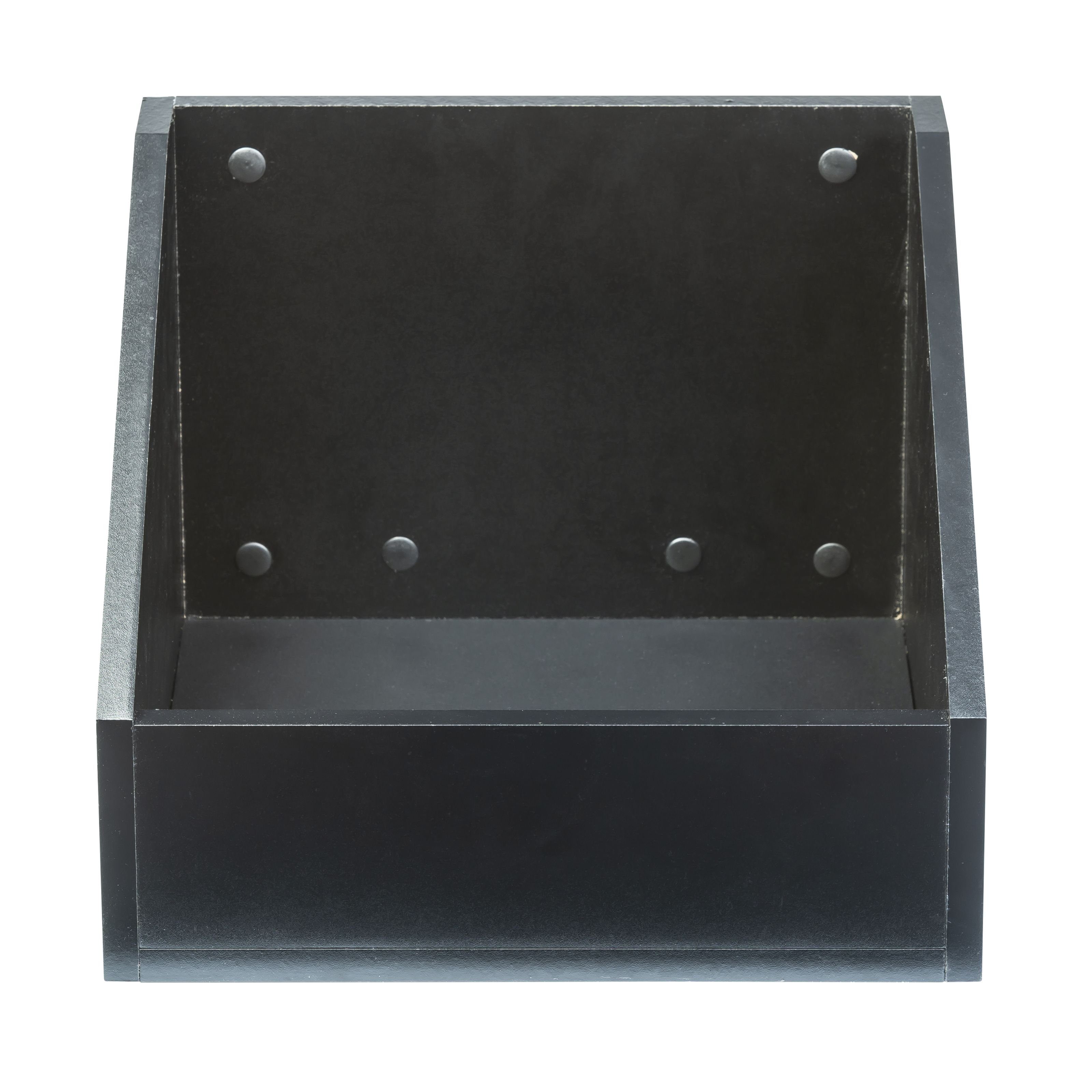 MUSIC STORE Mischpult, (Vinyl Container 110 Black MDF-Holz LP Aufbewahrung Platz für 110 Vinyls Ideal für DJs und Plattenläden Einfacher Aufbau Leichter Zugriff Kompatibel mit Digital DJ Desk, DJ-Möbel, Vinyl Aufbewahrung), Vinyl Aufbewahrung, DJ Vinyl Co