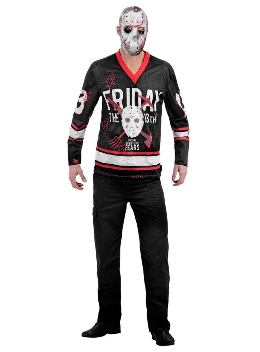 Smiffys T-Shirt Freitag der 13. Jason Hockey Shirt Oberteil für sportliche günstig online kaufen