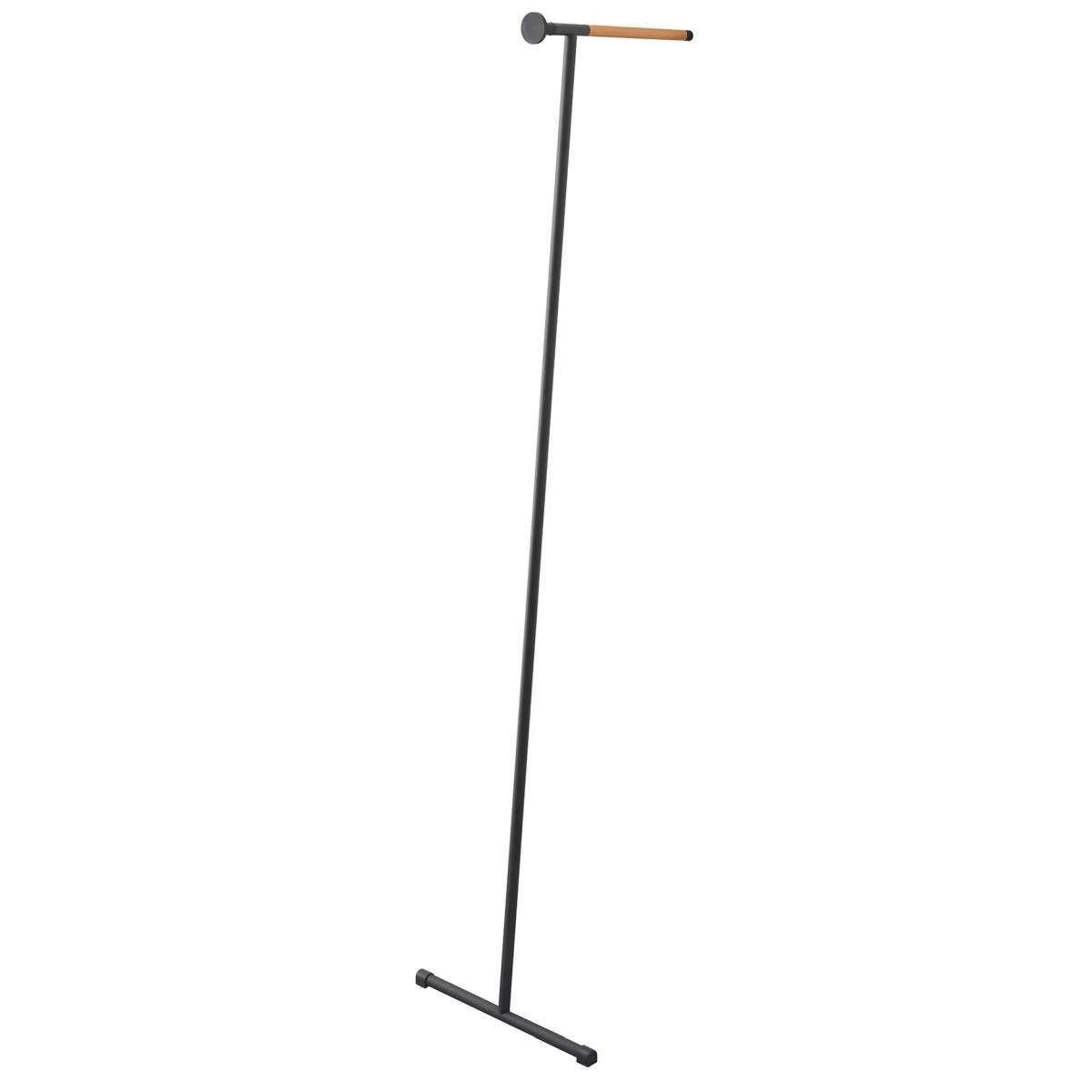 Yamazaki Garderobenständer "Tower" Anlehngarderobe, Kleiderständer zum Anlehnen an die Wand, Kleiderständer, zum Anlehnen, minimalistisch, 160cm, mit Holzakzenten