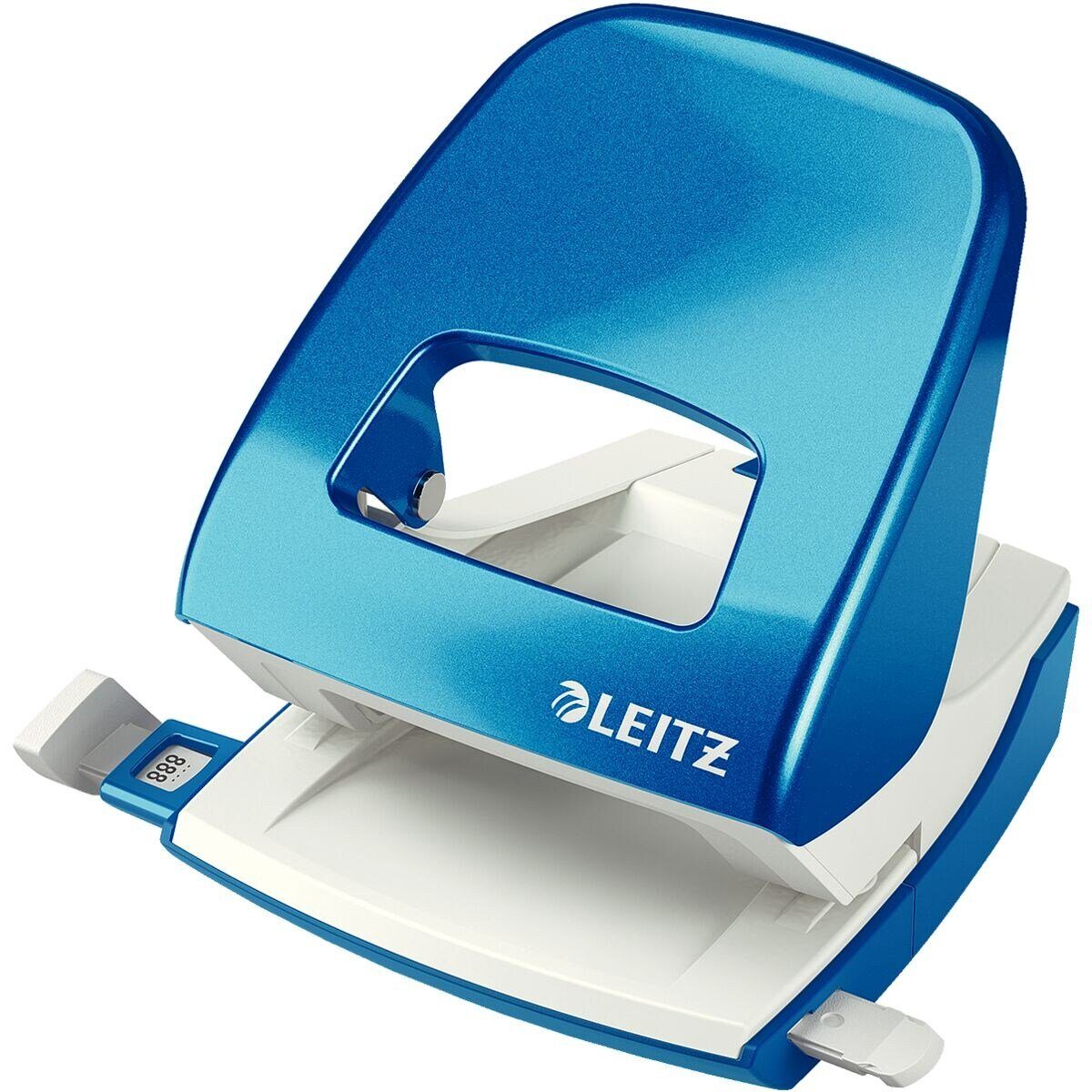 LEITZ Lochstanzer 5008 NeXXt WOW, 2-fach bis 30 Blatt, für A4, A5, A6, 8x8x8 cm, US, Folio