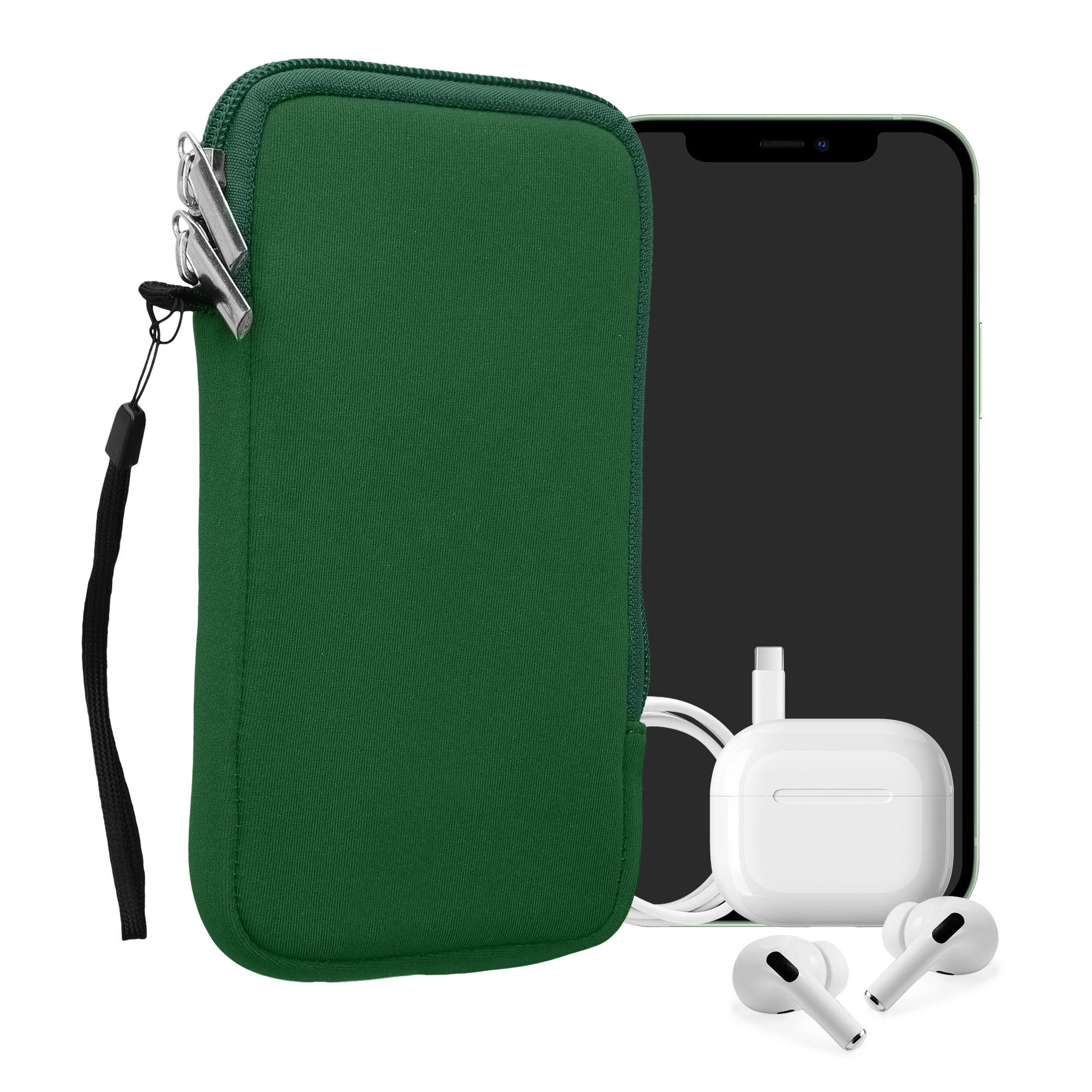 kwmobile Handytasche Handytasche für Smartphones XL - 6,7/6,8" (1-tlg), Neopren Handy Hülle - Handy Tasche Sleeve Pouch