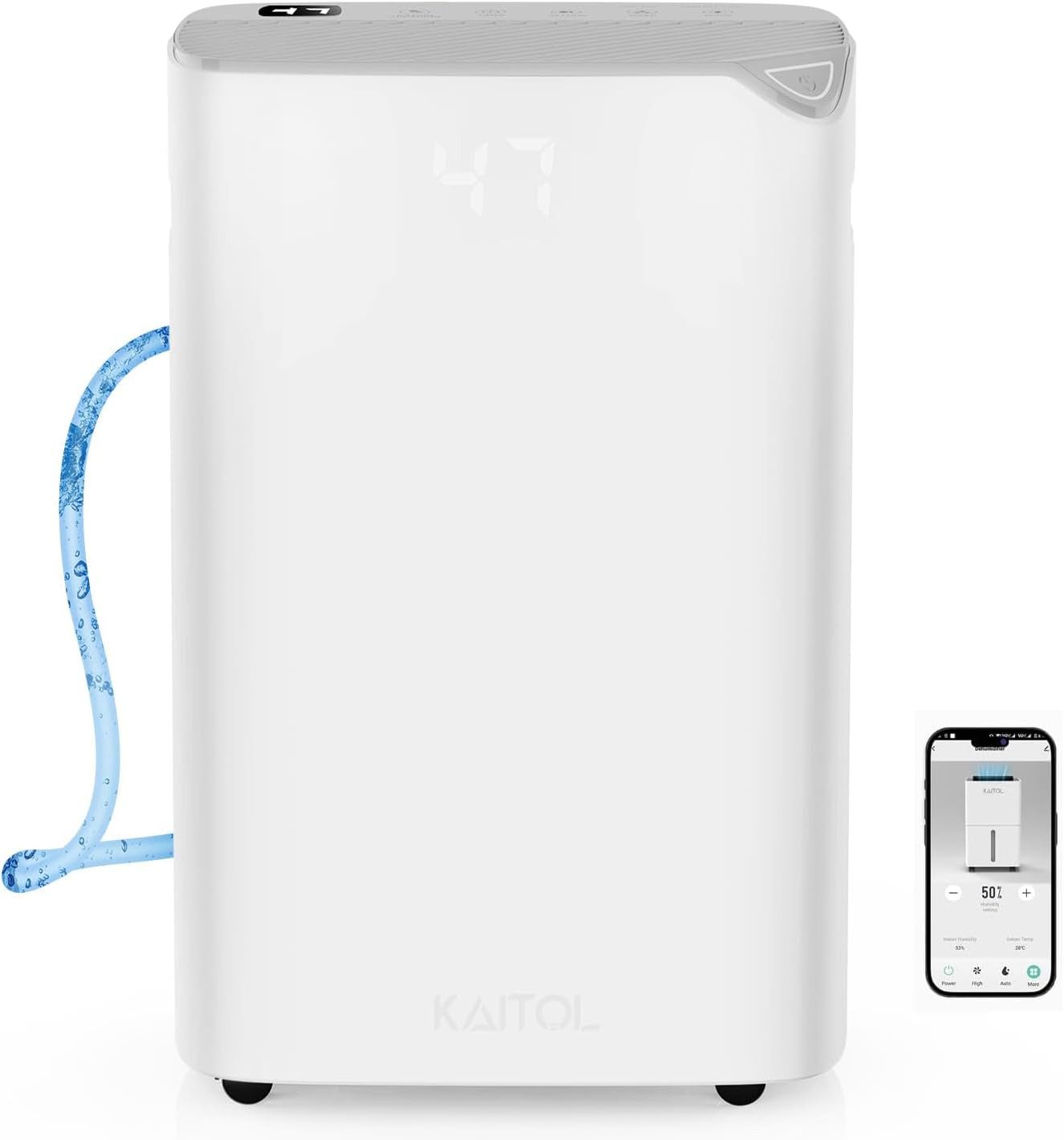 Luftentfeuchter Smart Luftentfeuchter für Wohnung, Bad & Keller