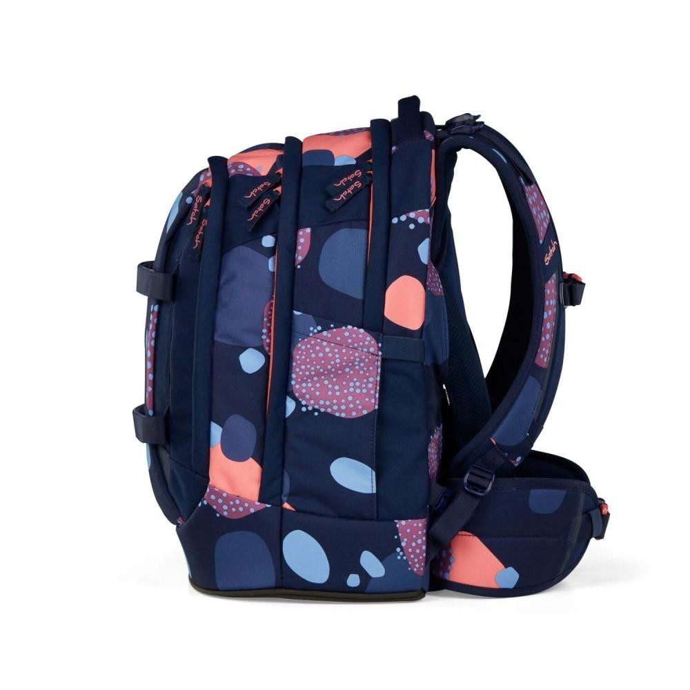 Satch Schulrucksack Pack (4tlg., inkl. Schlamperbox, Regenhülle und Geldbörse)