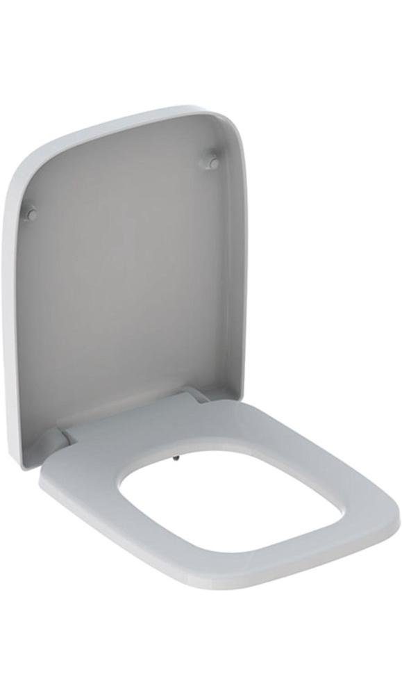 GEBERIT WC-Sitz Geberit WC-Sitz RENOVA PLAN eckiges Design mit  Absenkautomatik weiß a