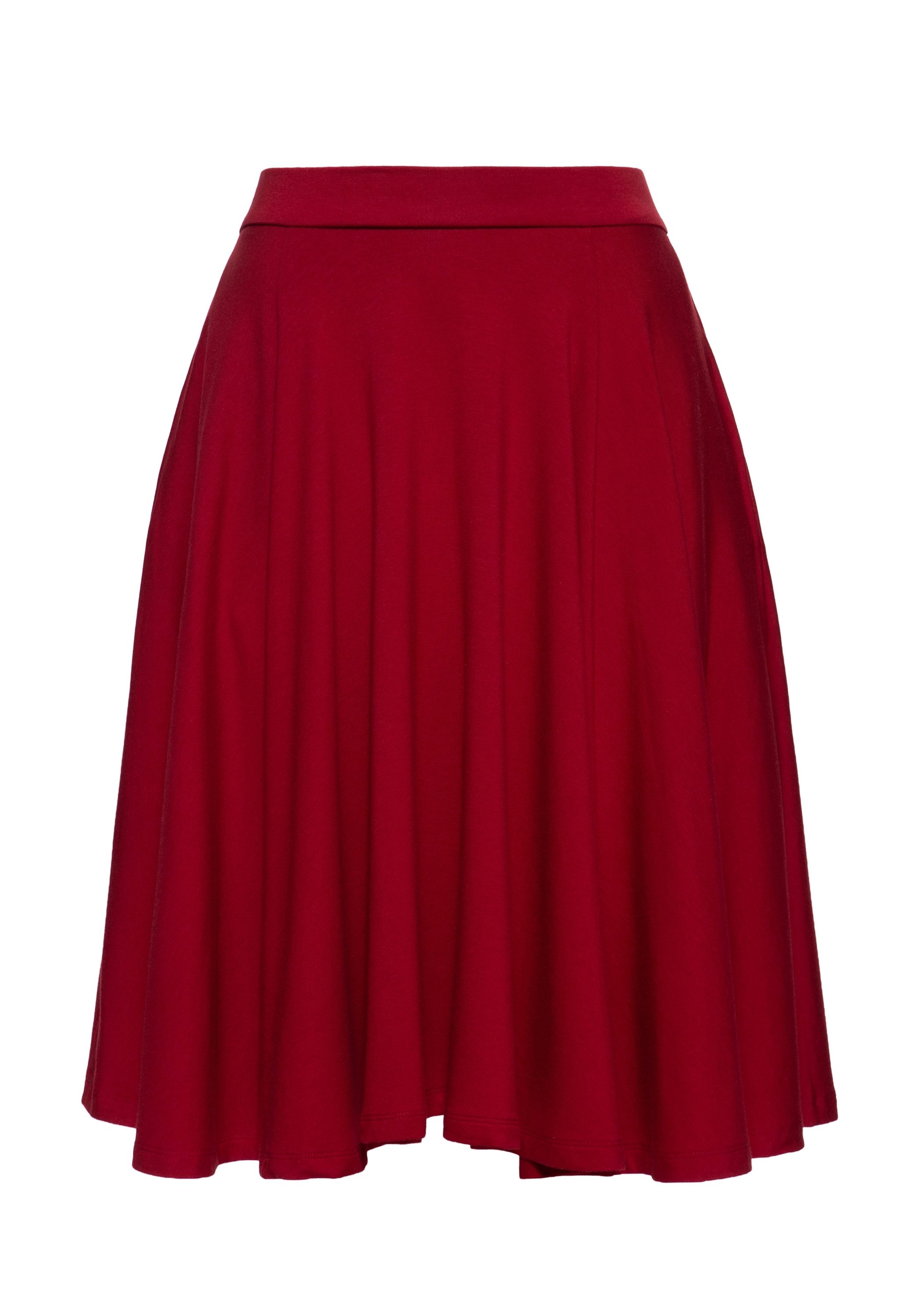 QueenKerosin A-Linien-Rock mit voluminösem Fall