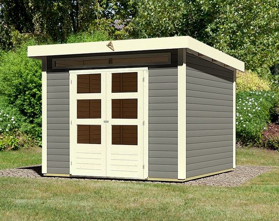 45+ Karibu Gartenhaus Restposten, 4/5         (19)