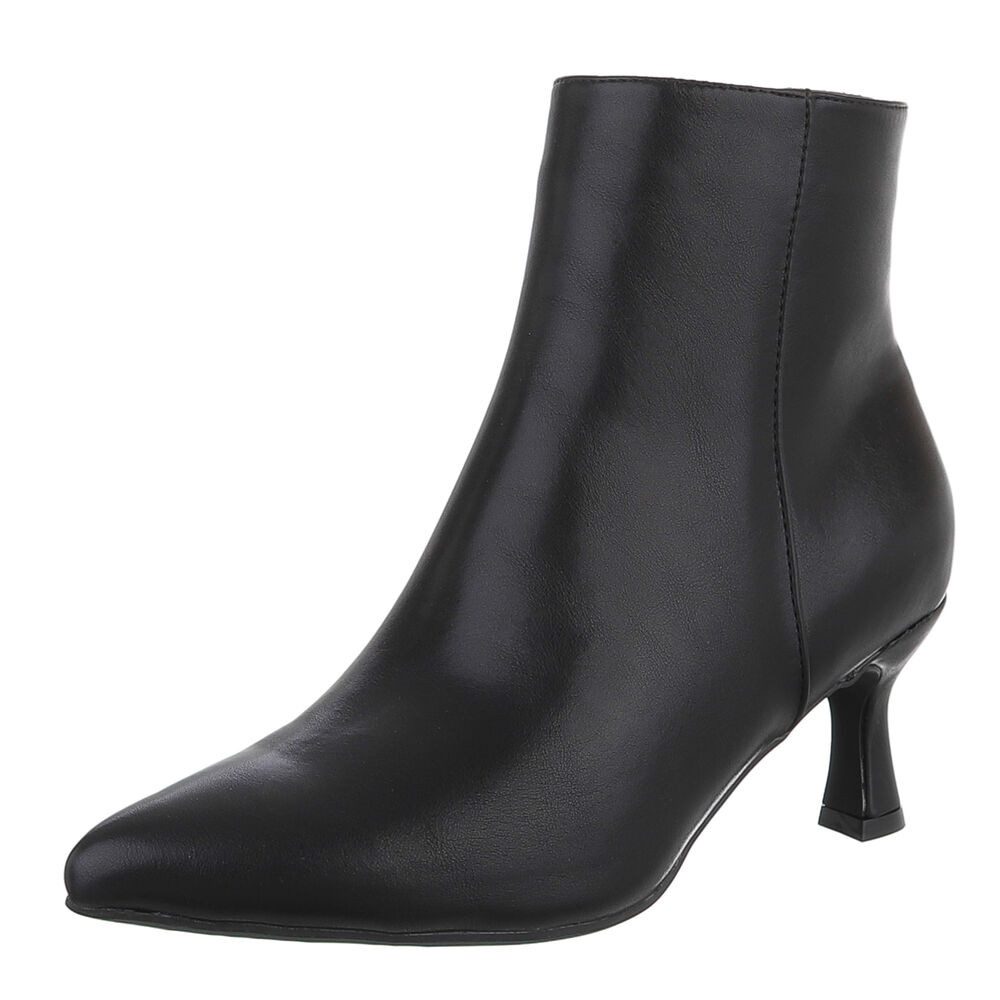 Ital-Design Modische Ankle Boots mit spitzem Fuß und Absatz Stiefelette (89 günstig online kaufen