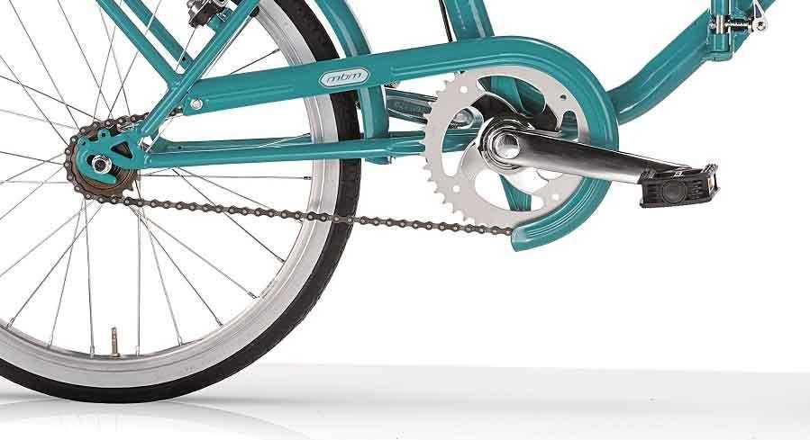 MBM Folding Bike New Angela, 1 speed, derailleur gears, for women and men, derailleur gears