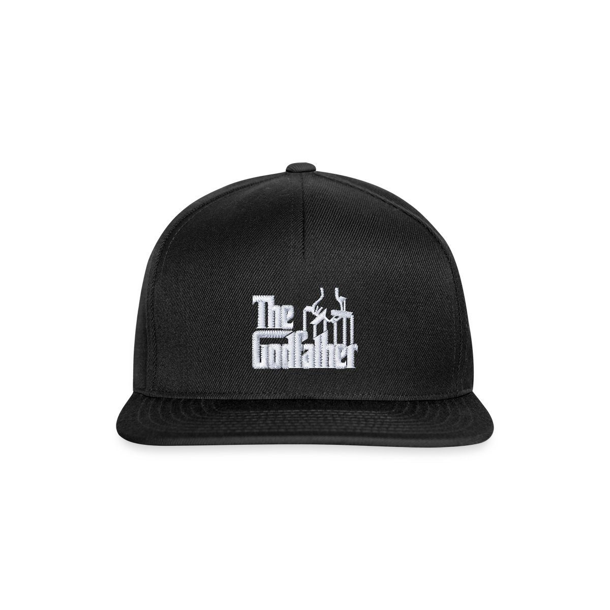 Spreadshirt Snapback Cap Der Pate Offizielles Logo Als Stick-Design Snapback Cap (1-St)