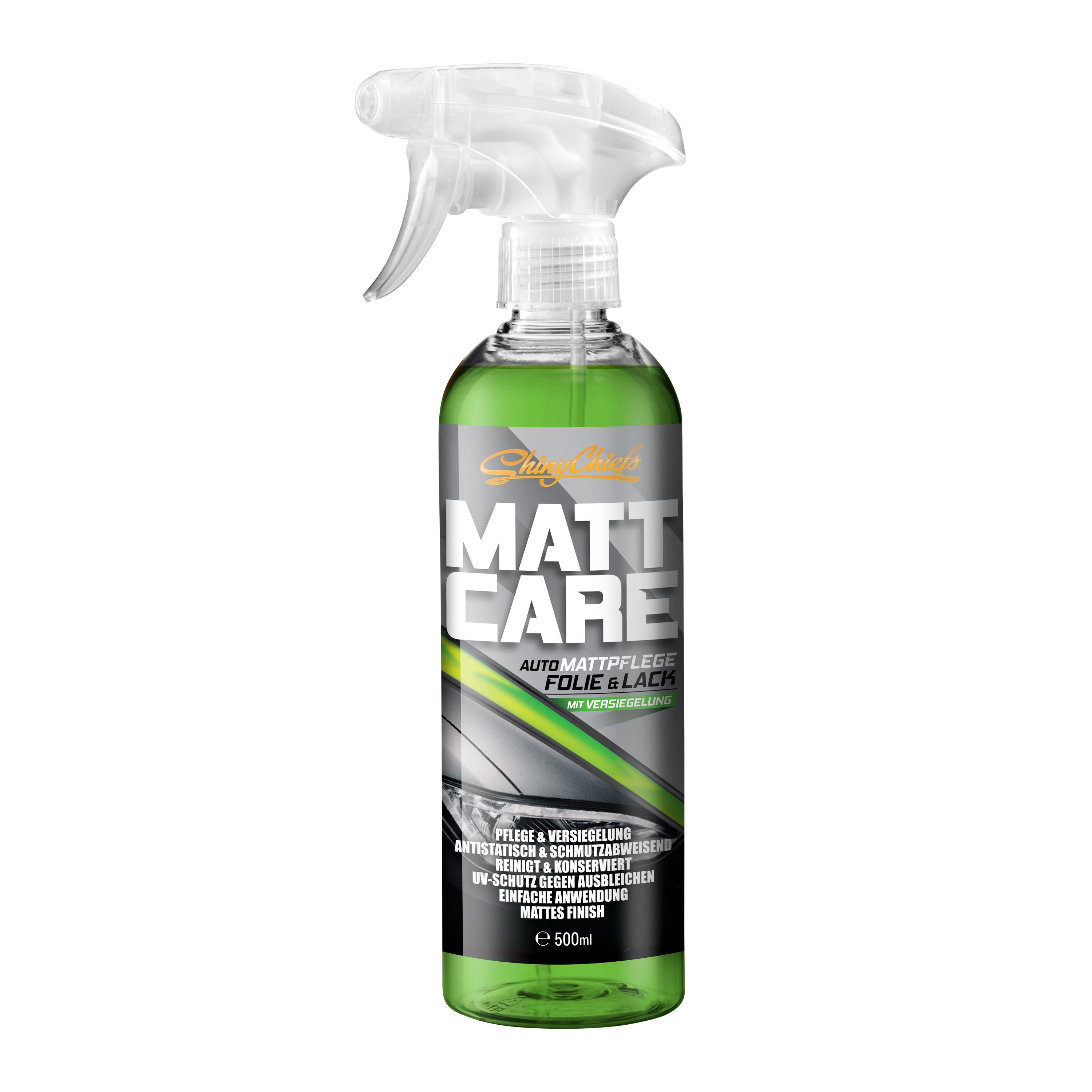 Autoshampoo 500ml ShinyChiefs MATT CARE - Innenraumreiniger MATTPFLEGE