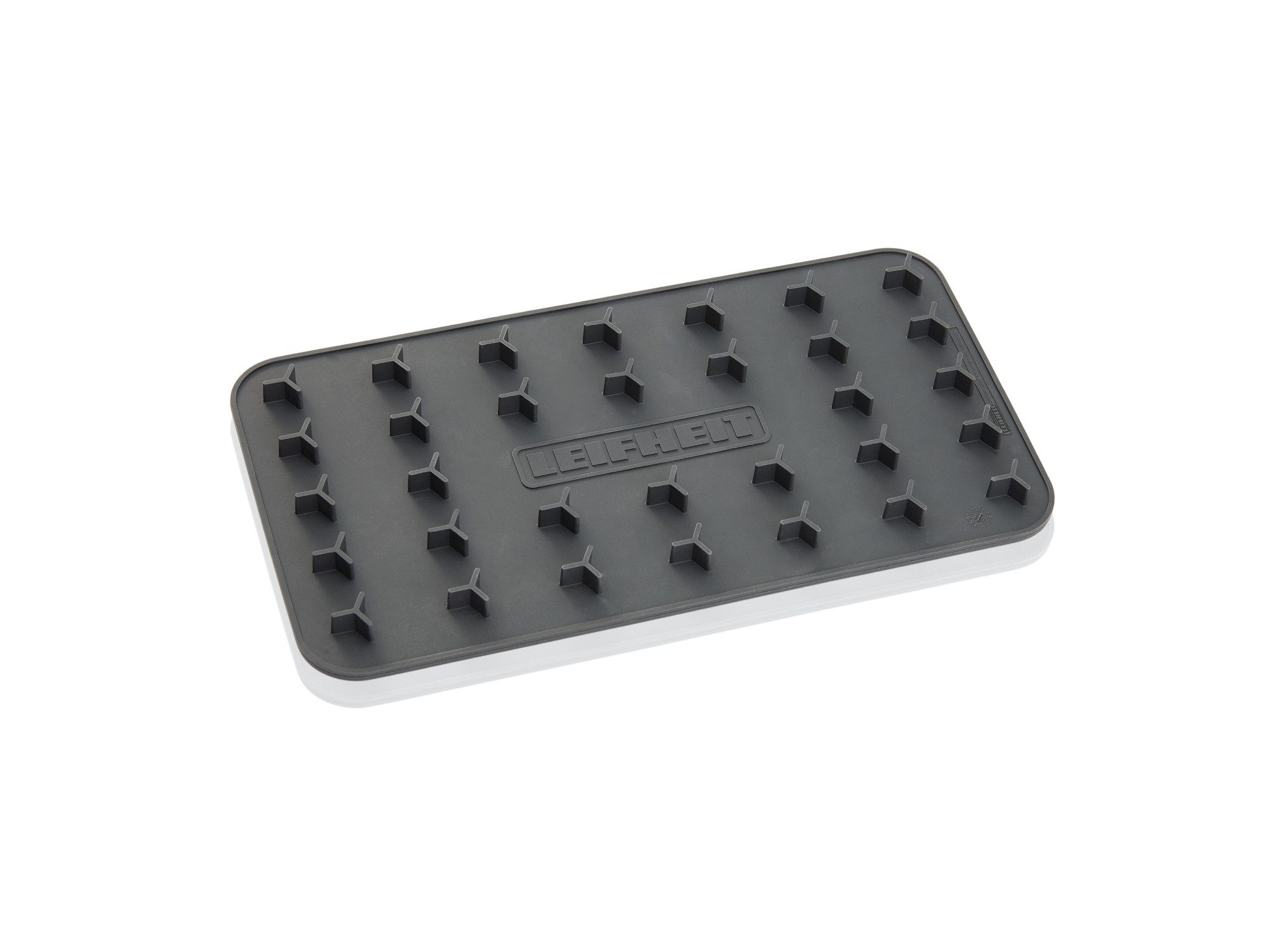 Leifheit Bügeleisenunterlage Mobile Bügeleisenablage, 1-tlg., mobil, bis 250°C hitzebeständig, 25,5 x 14 cm groß, Anti-Rutsch-Noppen