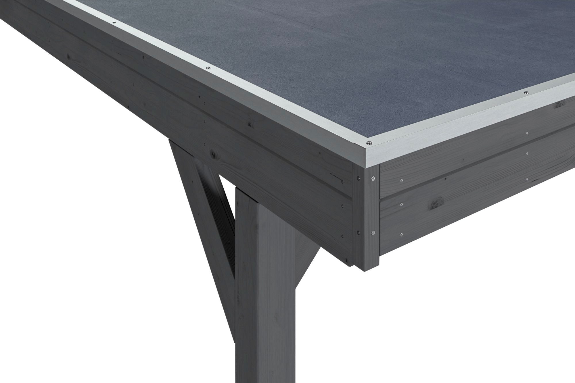 Einzelcarport EPDM-Dach cm Skanholz BxT: mit 427x796 cm, Einfahrtshöhe, Grunewald, 395