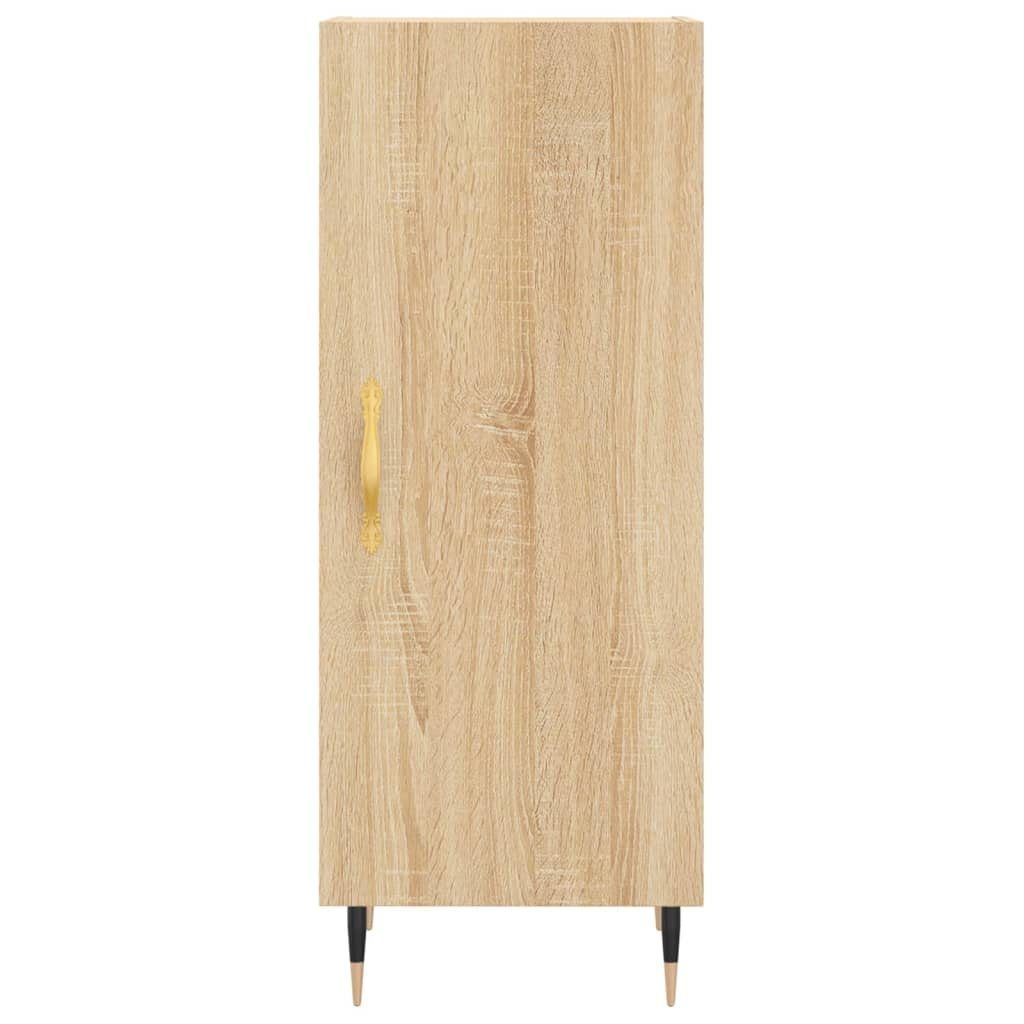 vidaXL Sideboard Sideboard Holzwerkstoff Eiche Sonoma-Eiche 34,5x34x90 (1 St) Sonoma cm
