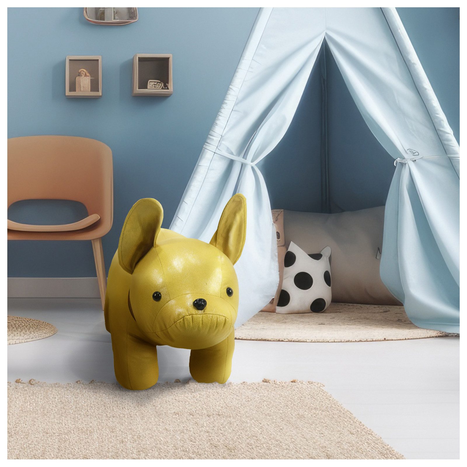 HTI-Living Stehtier Hocker für Kinder Tiermotiv Doggie, Sitzhocker Reittier günstig online kaufen