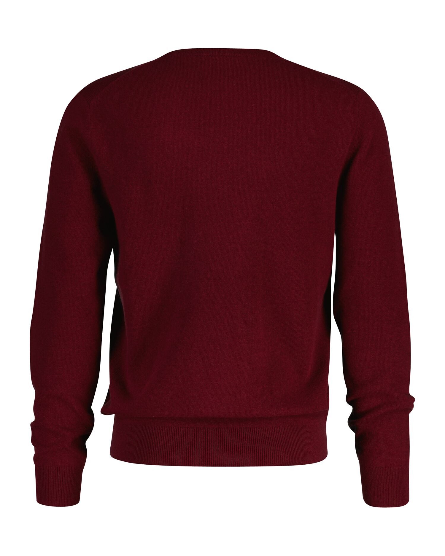 Gant V-Ausschnitt-Pullover EXTRAFINE LAMBSWOOL V-NECK mit Logostickerei günstig online kaufen