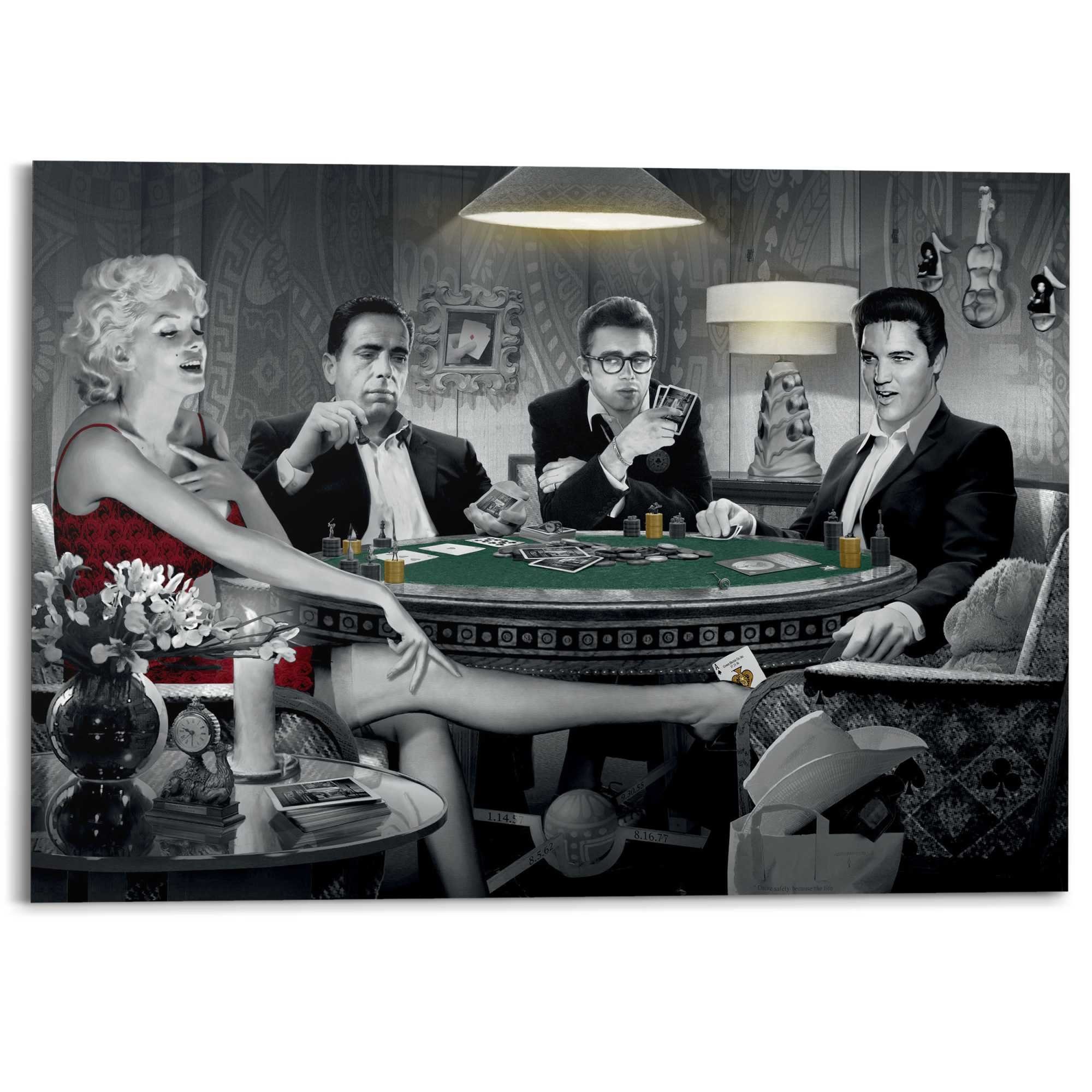 Reinders! Deco-Panel Monroe, Bogart, Dean, Elvis