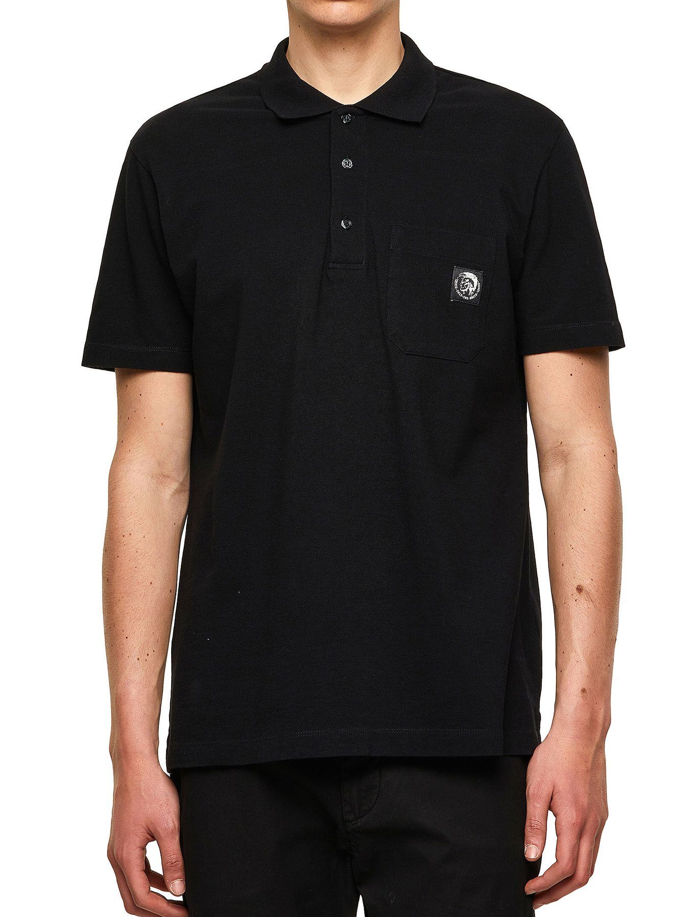 Poloshirt Kurzarm Shirt Slim mit Vintage Kragen - T-POLO-WORKY