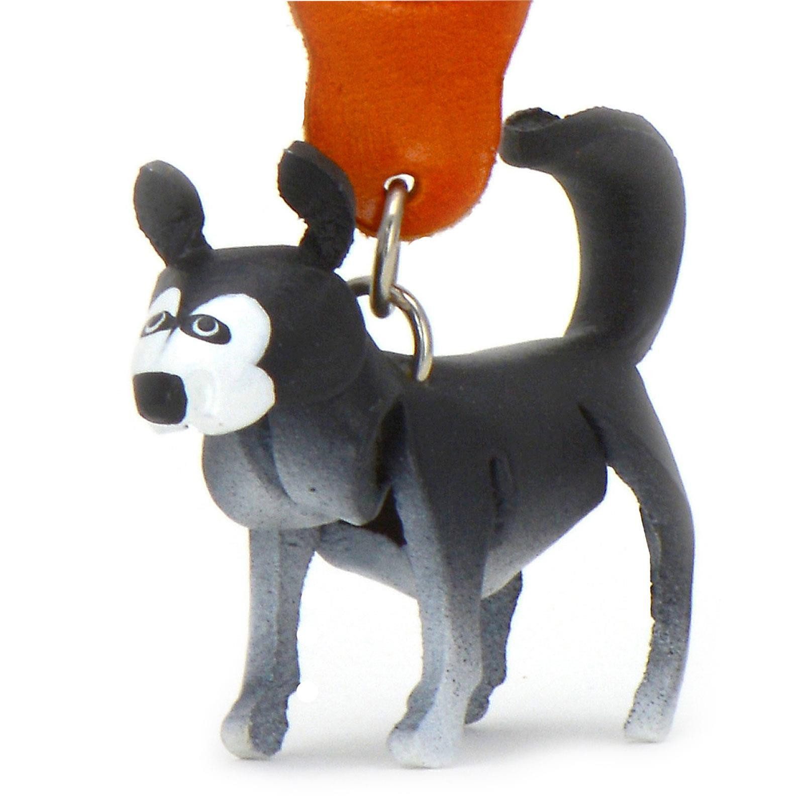 Schlüsselanhänger Set Husky Schlüsselanhänger aus Leder