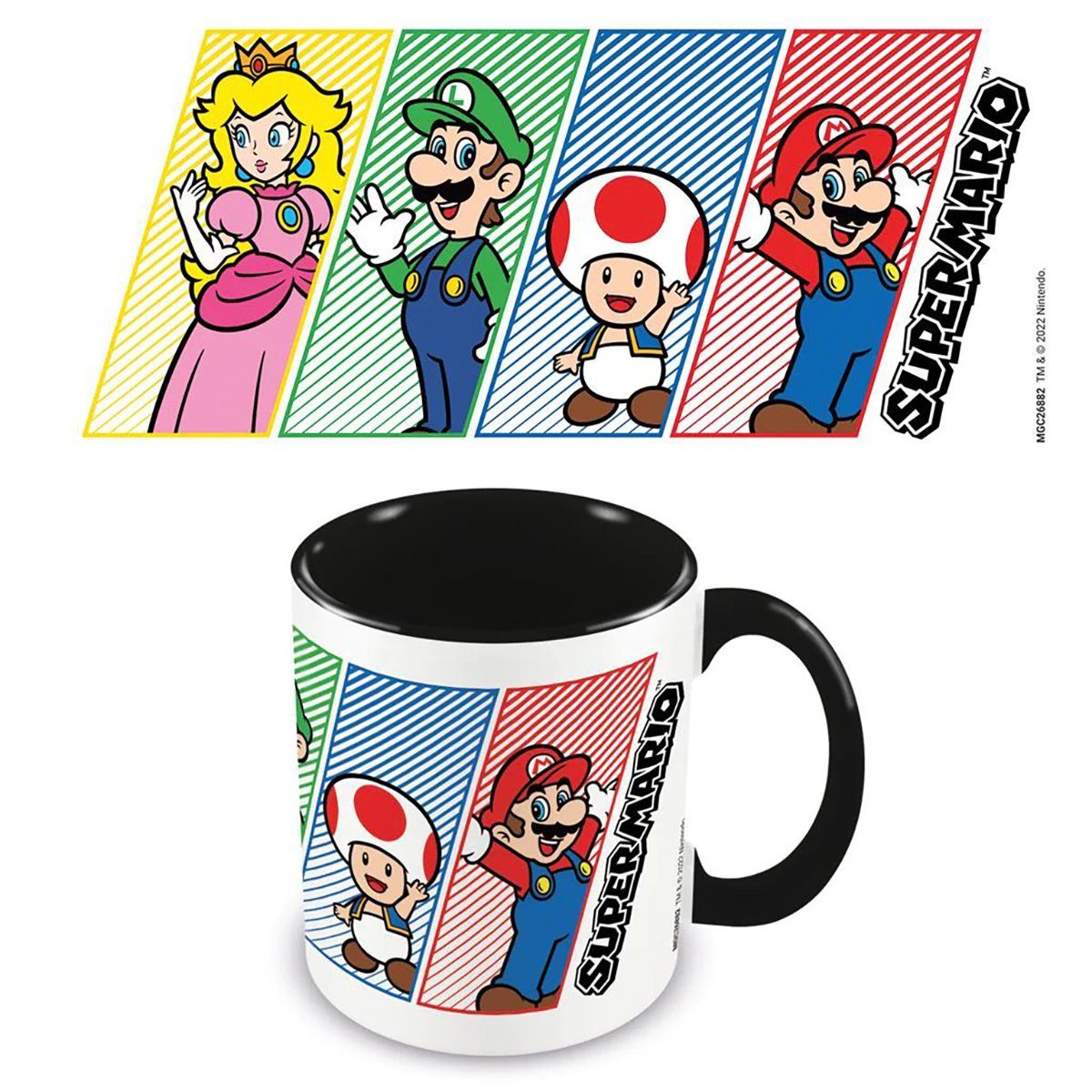 Mario PYRAMID Tasse Super Charaktere Tasse