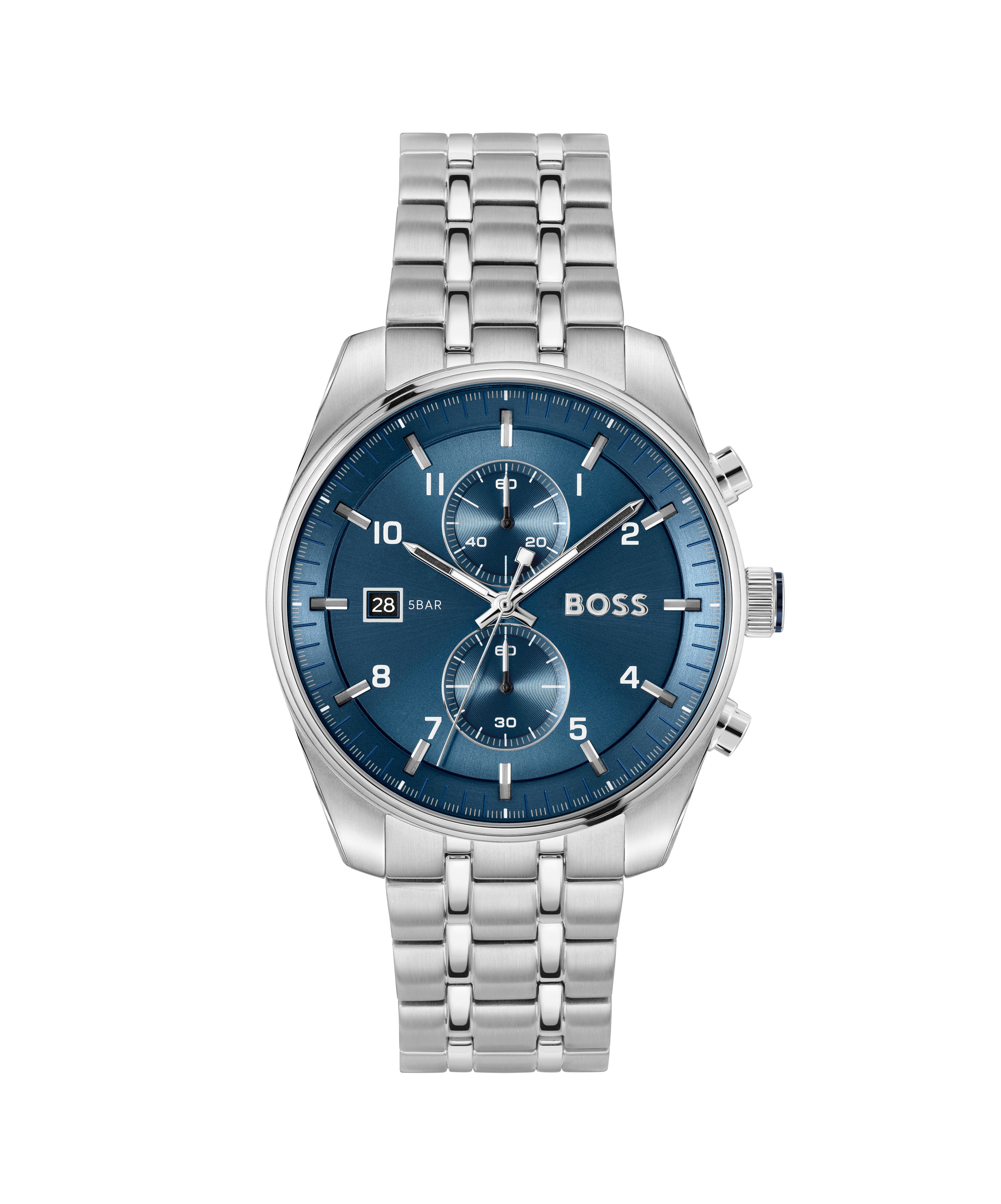 BOSS Chronograph SKYTRAVELLER 1514216, Quarzuhr, Armbanduhr, Herrenuhr, Ede günstig online kaufen
