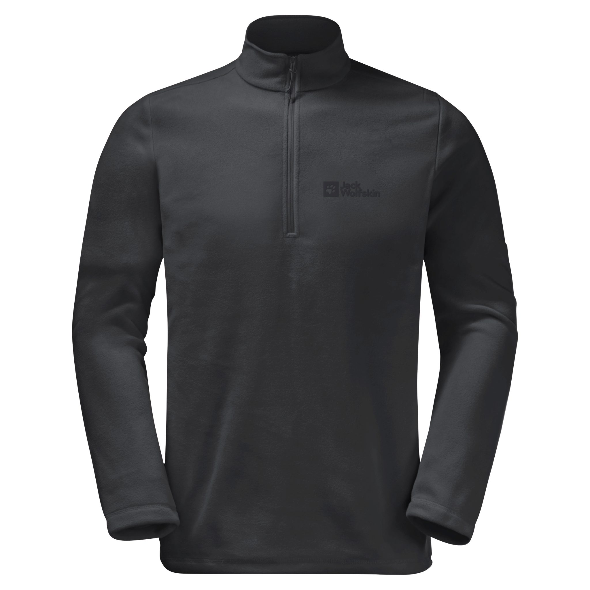 Bild von Jack Wolfskin Fleecepullover TAUNUS HZ M aus recyceltem Polyester, atmungsaktiv, grau, L (52), phantom