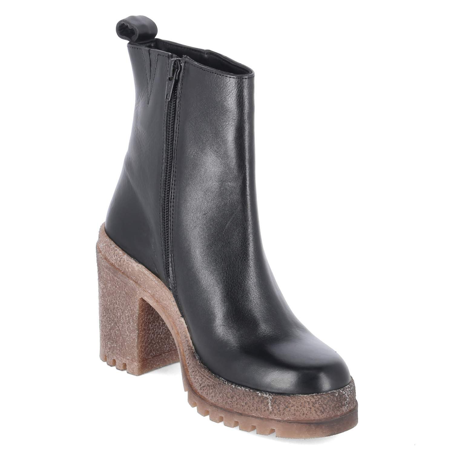 Lazamani LAZAMANI LA85727 BLACK Damen Glattleder black Schlupfstiefel