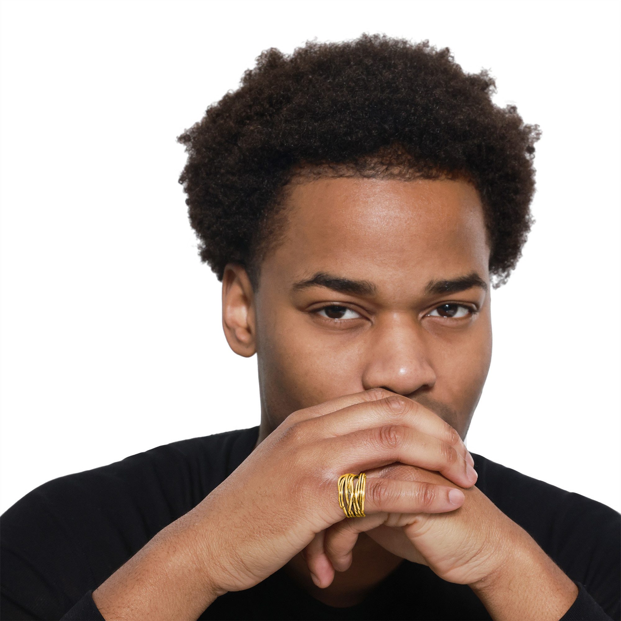 Heideman Fingerring Lars goldfarben (Ring, 1-tlg., inkl. Geschenkverpackung günstig online kaufen