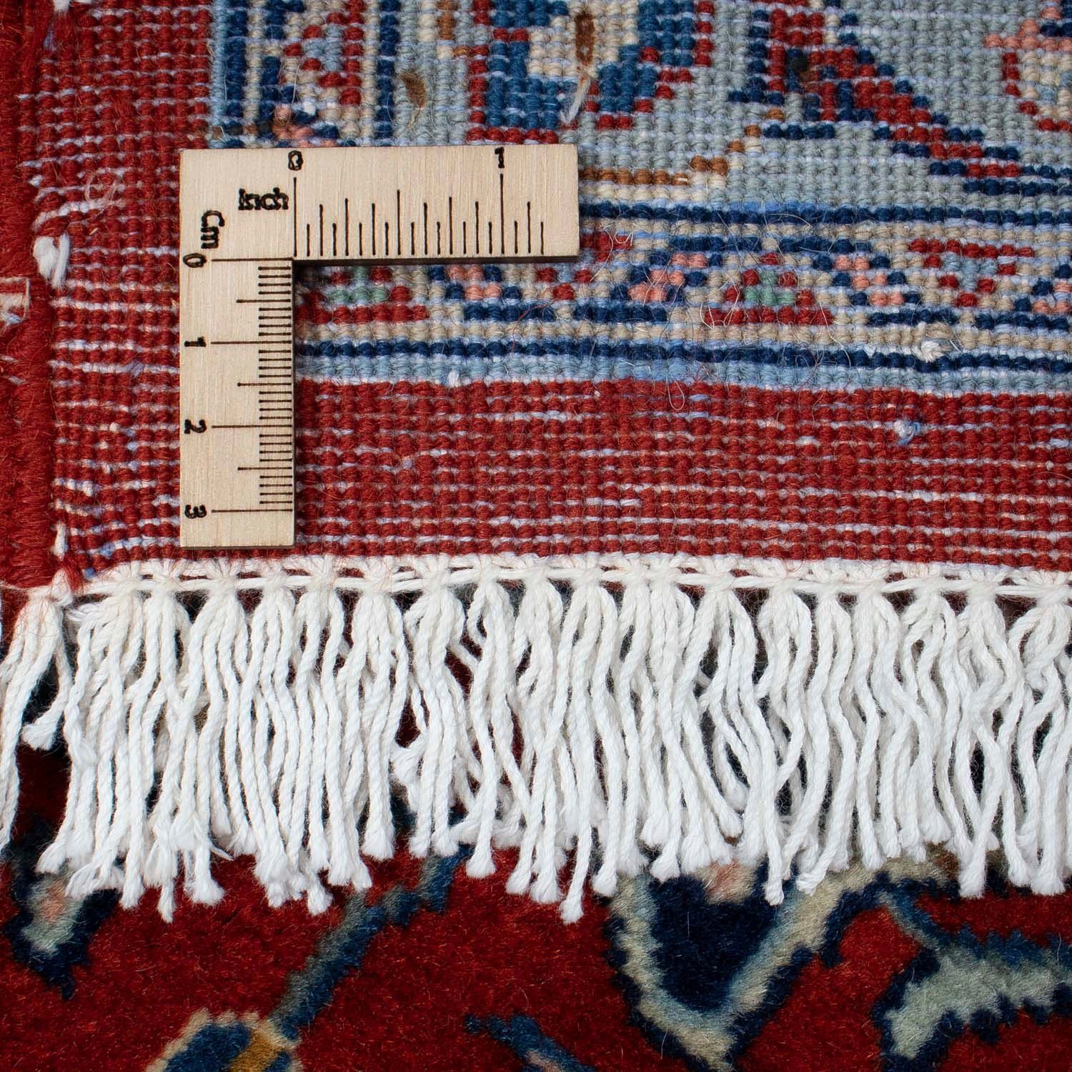 306 mit Wollteppich cm, Golpayegan x Unikat rechteckig, Höhe: Medaillon morgenland, Zertifikat Rosso mm, 214 10