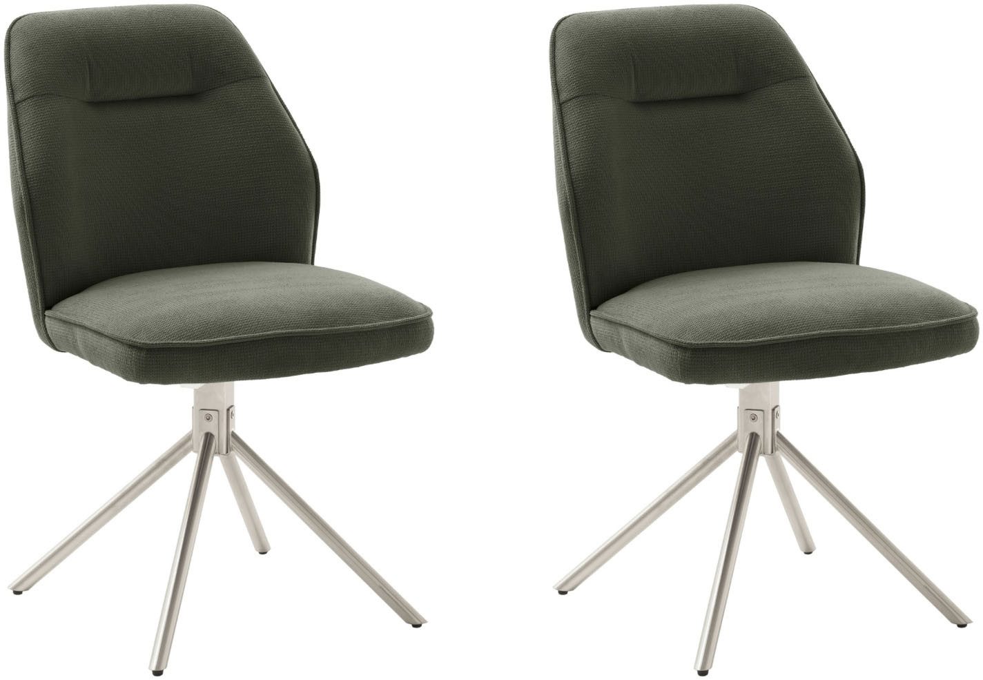 MCA furniture 4-Fußstuhl (Set, 2 St), 180° drehbar