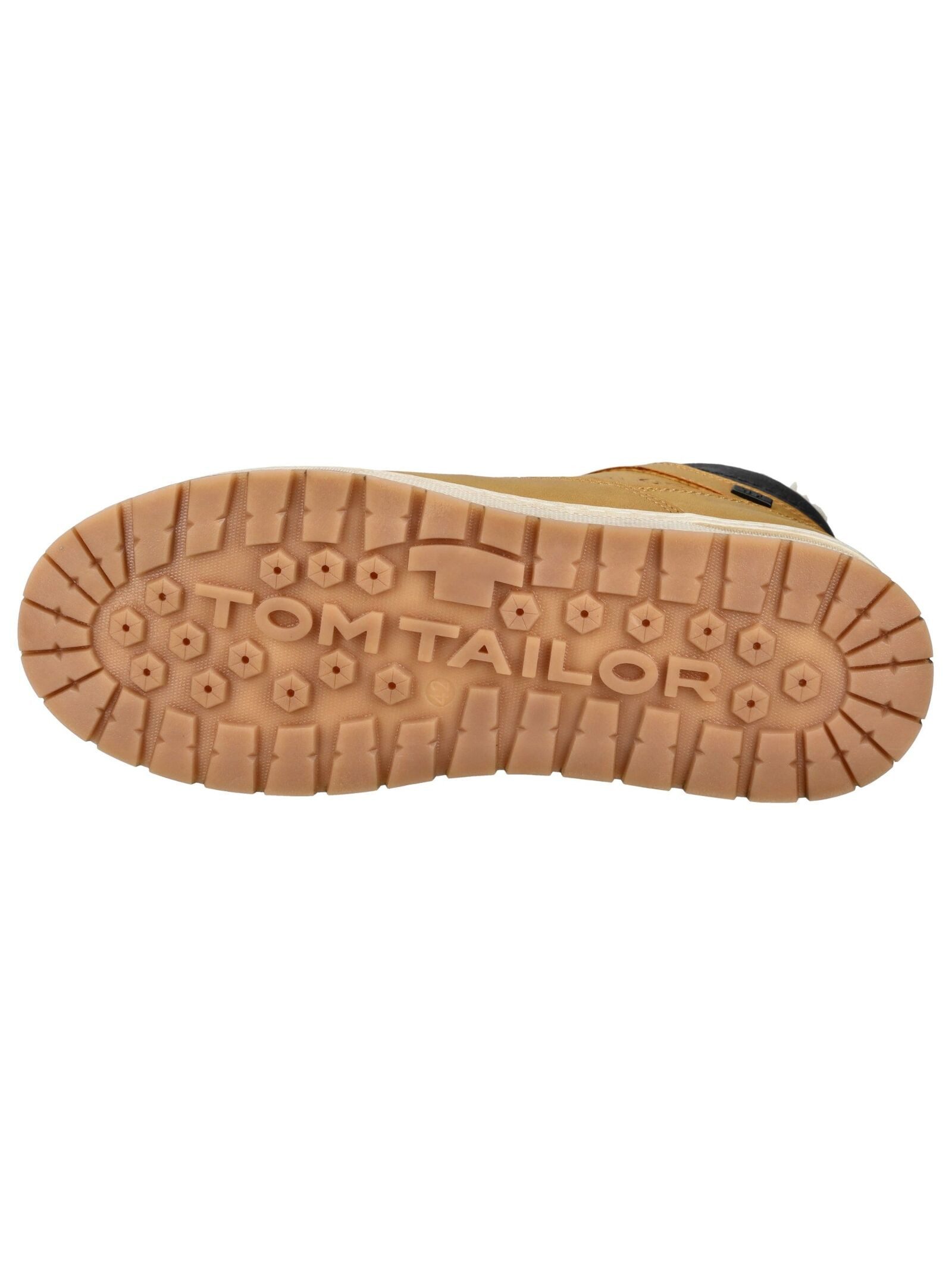 TOM TAILOR Stiefelette Lederimitat/Textil . Schnürstiefelette