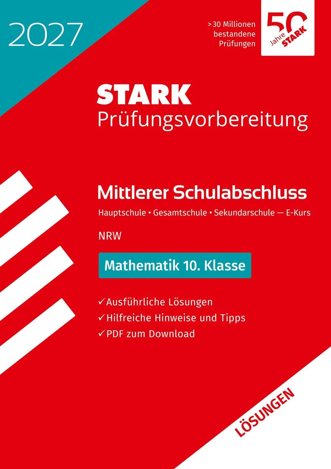 STARK Lösungen zu Mathematik - Mittlerer Schulabschluss (MSA) 2027 NRW / diverse