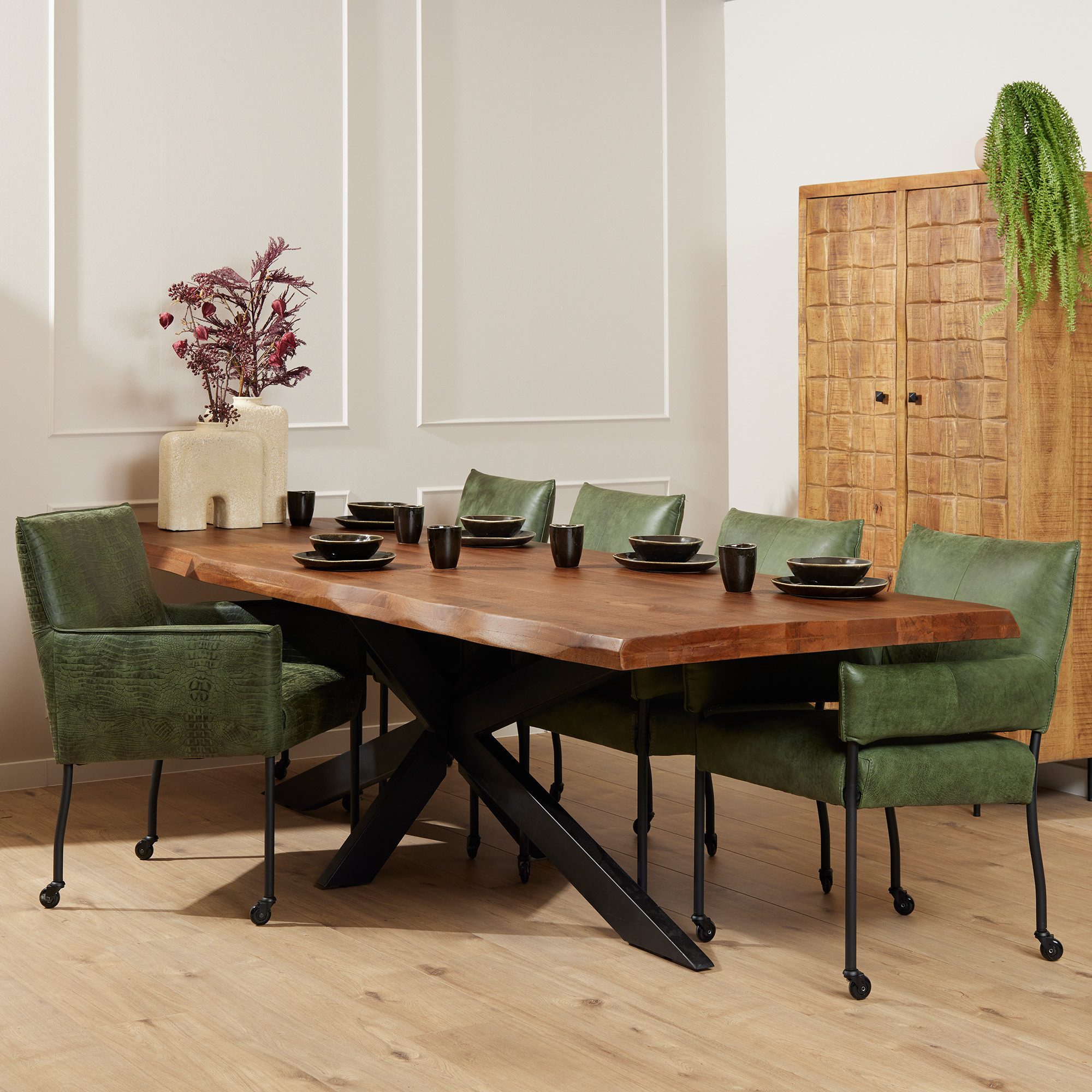 Villa Möbel Baumkantentisch Baumstammtisch Hamilton (Packung, günstig online kaufen