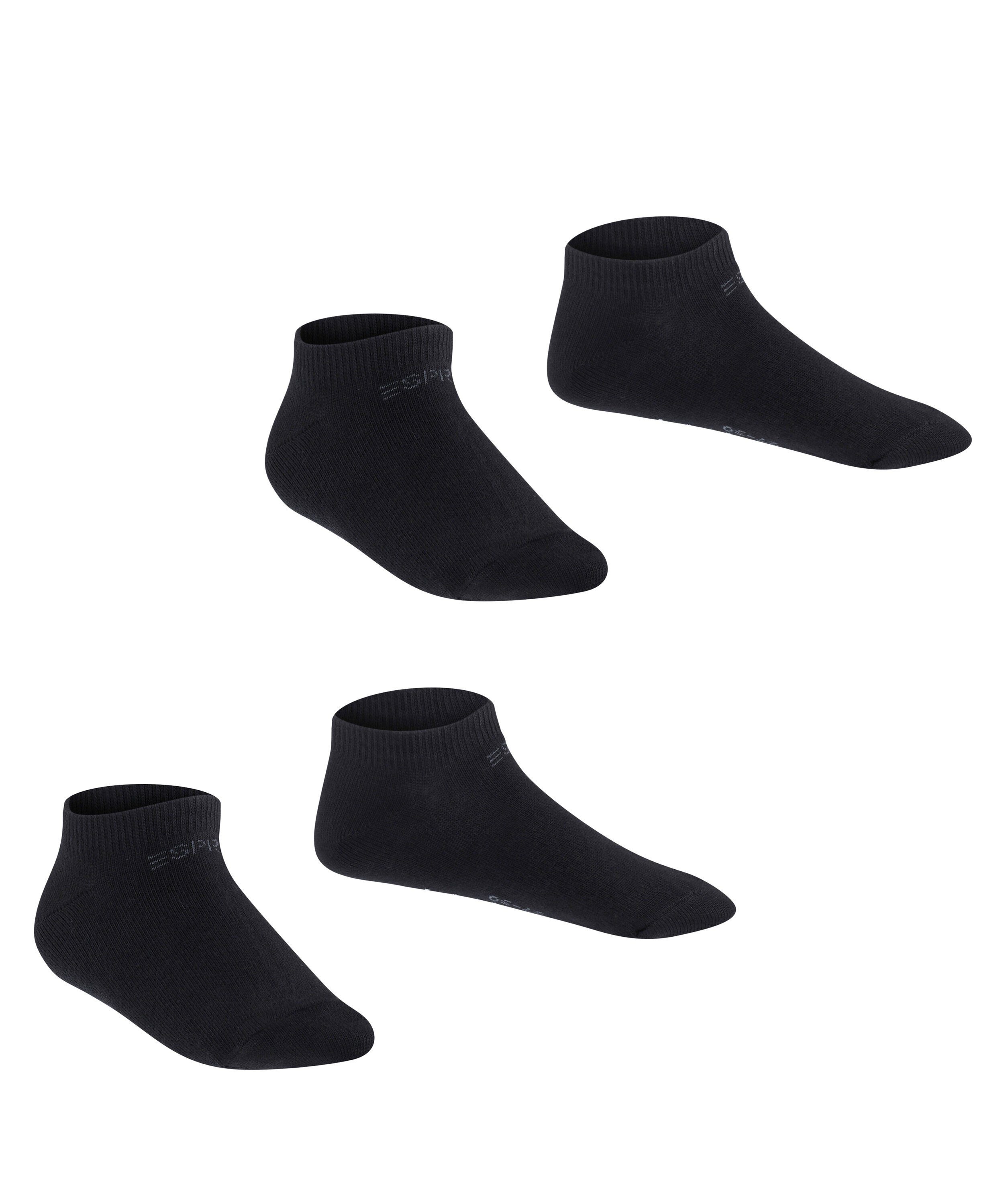 Esprit Sneakersocken Esprit Foot Logo 2-Pack Kinder (2-Paar) aus weichem Baumwollmix – Bild 2 von 5