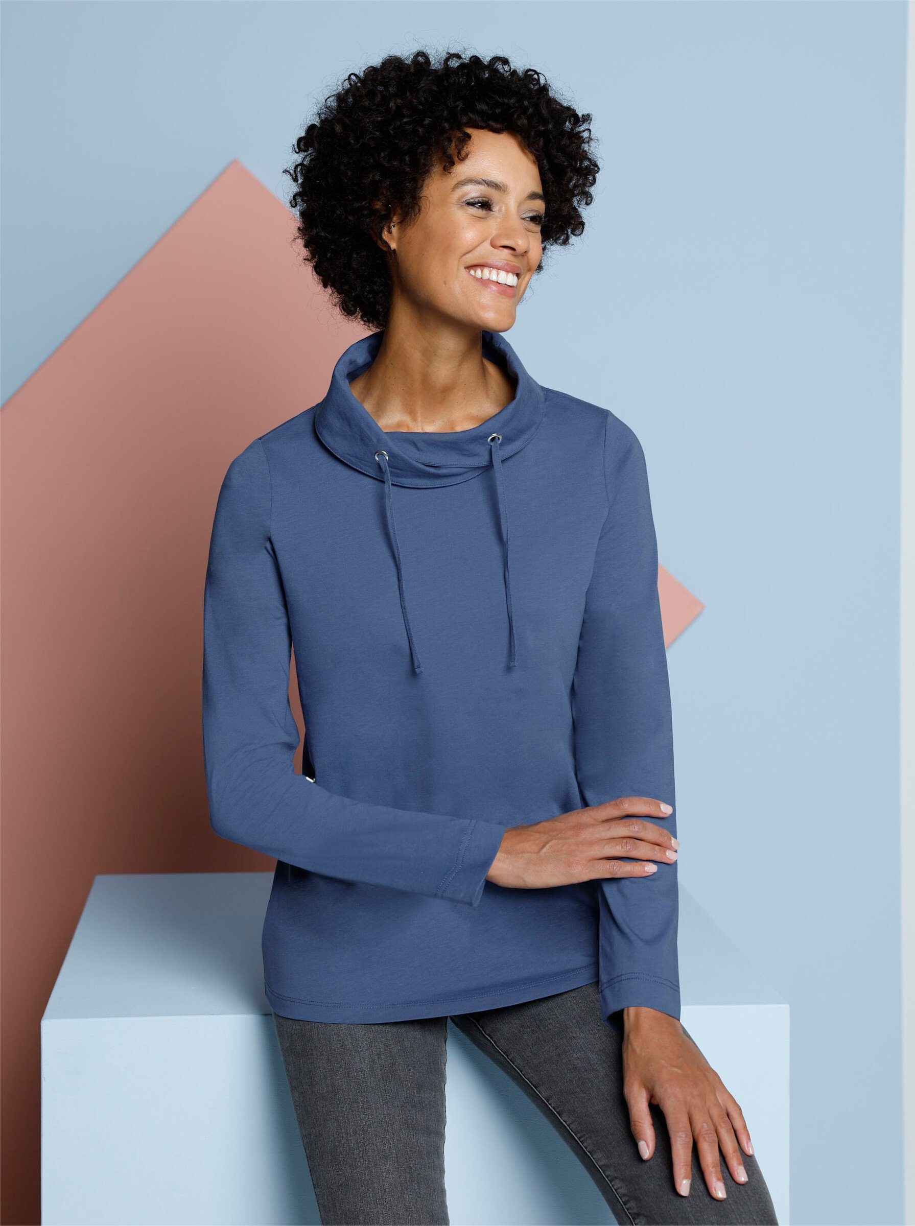 Sieh an! T-Shirt Langarmshirt . günstig online kaufen