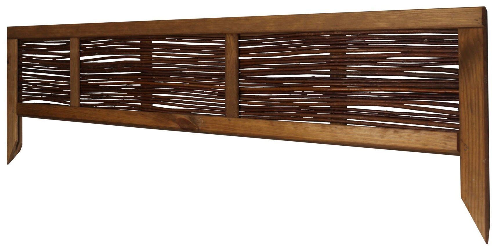 Windhager Beetumrandung Weide, LxH: 100x36 cm, Beeteinfassung