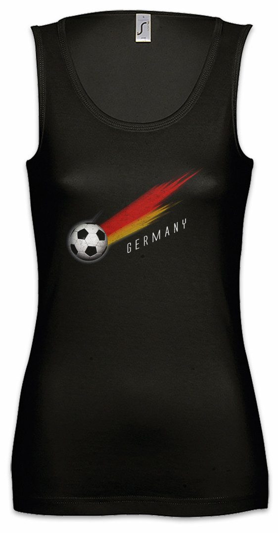 Urban Backwoods Tanktop Germany Football Comet I Ärmelloses Damen T-Shirt Deutsch Deutschland Fahne Fußball Deutsche Fussball