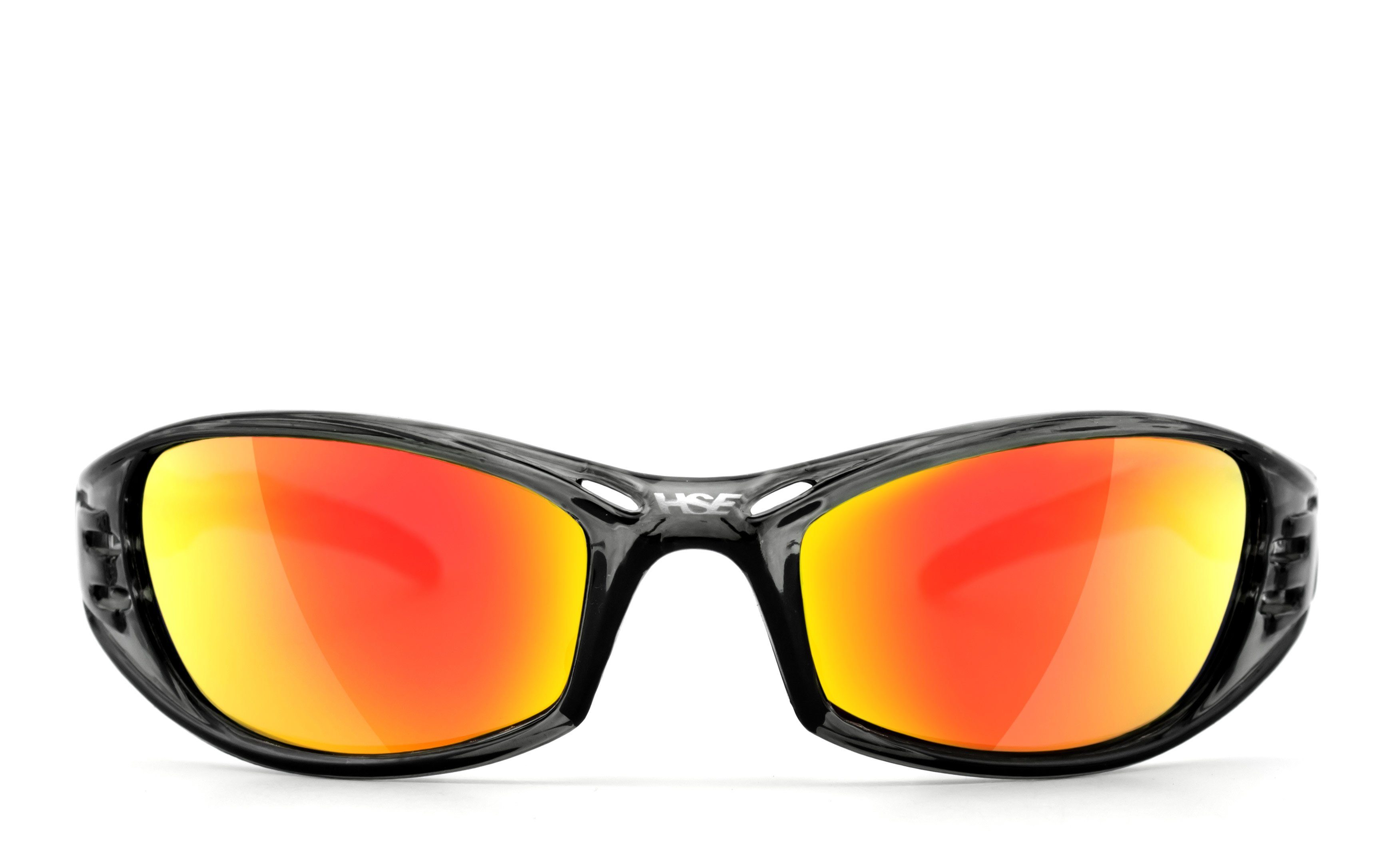 Steinschlagbeständig Sportbrille HSE durch Kunststoff-Sicherheitsglas STREET SportEyes KING - 2,