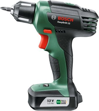 Bosch Home & Garden Akku-Bohrschrauber EasyDrill 12, max. 700 U/min, (Set), inkl. Akku, Ladegerät & Schrauberbit