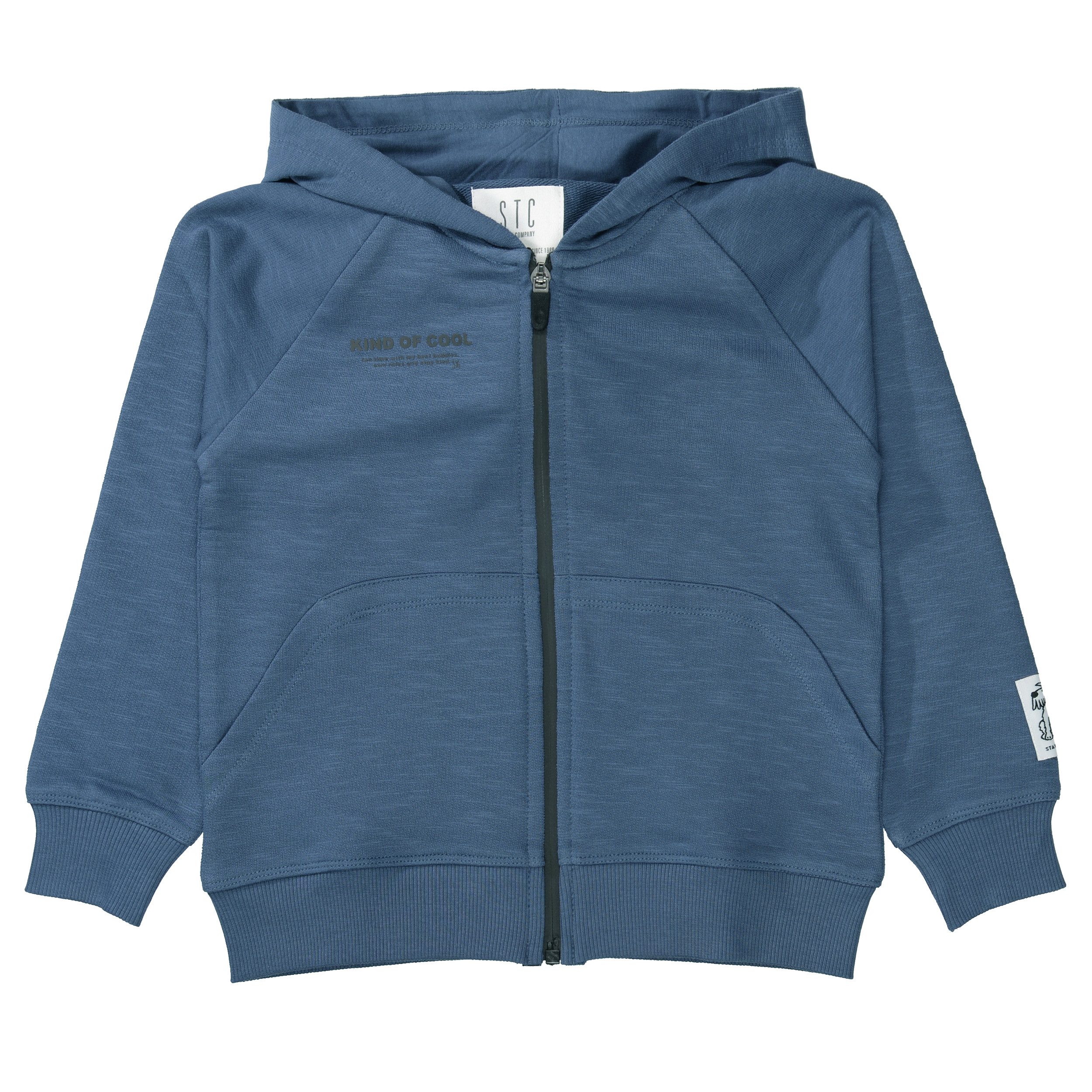 STACCATO Sweatjacke Kn.-Kap.-Sweatjacke