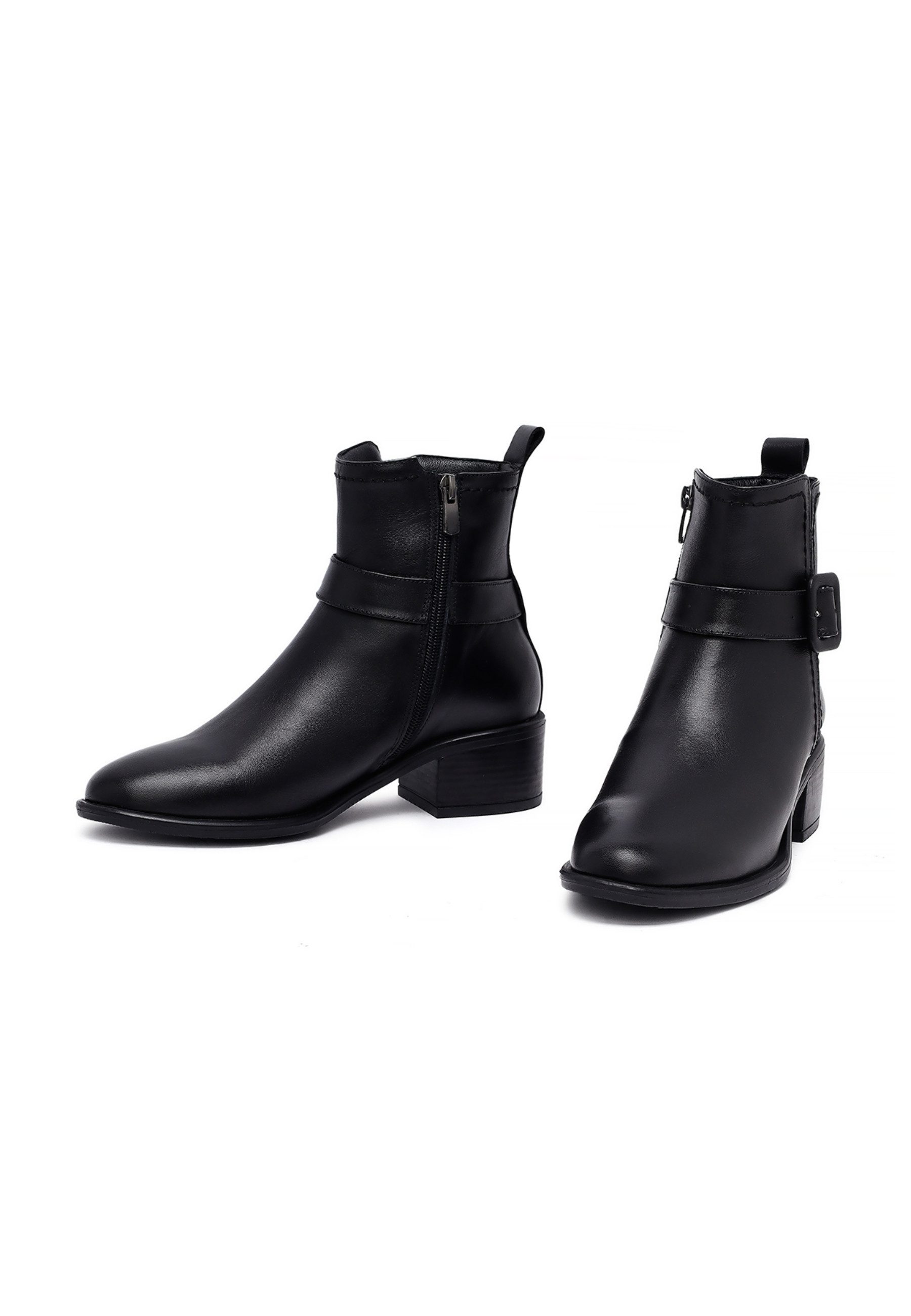 Derimod Absatz-Stiefeletten aus Leder Ankleboots