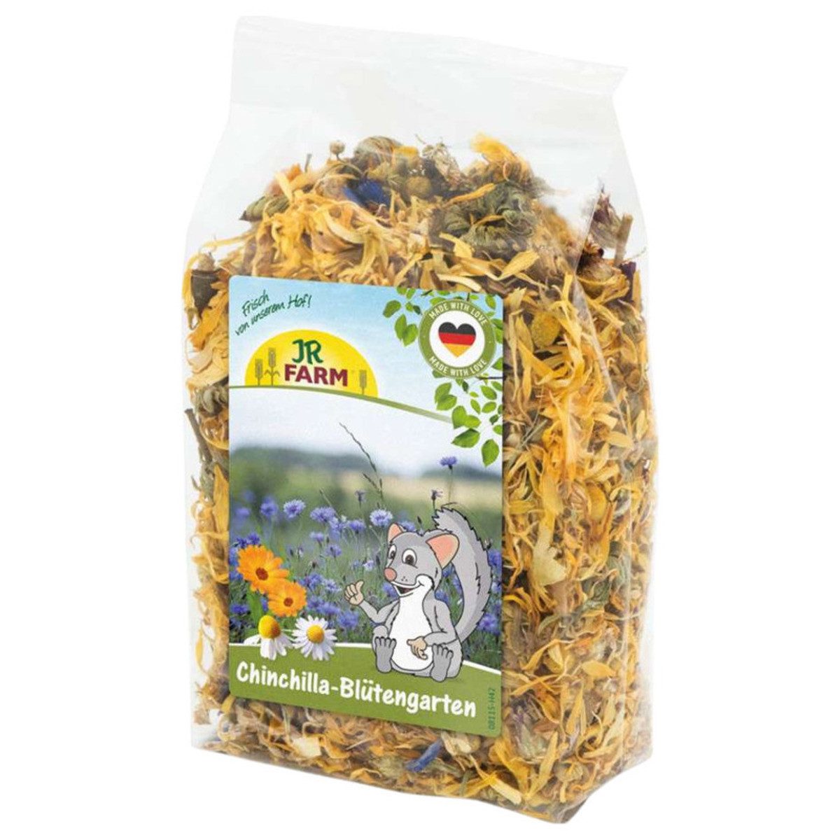 JR Farm Chinchilla-Blütengarten 50 g - 8 Stück, Trockenfutter für: Kleintier