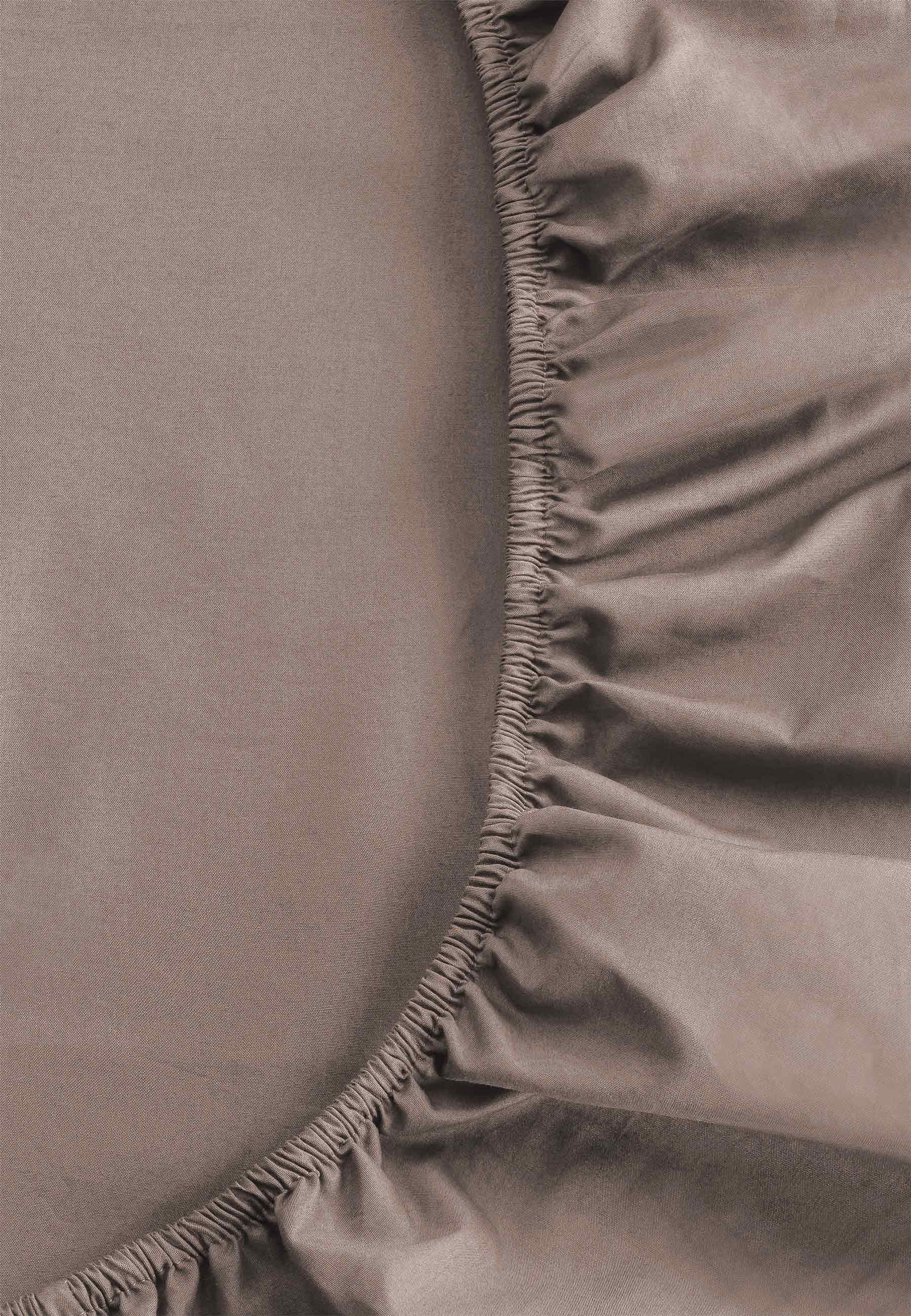 MELA Spannbettlaken Unisex Perkal Spannbetttuch KASOL, günstig online kaufen
