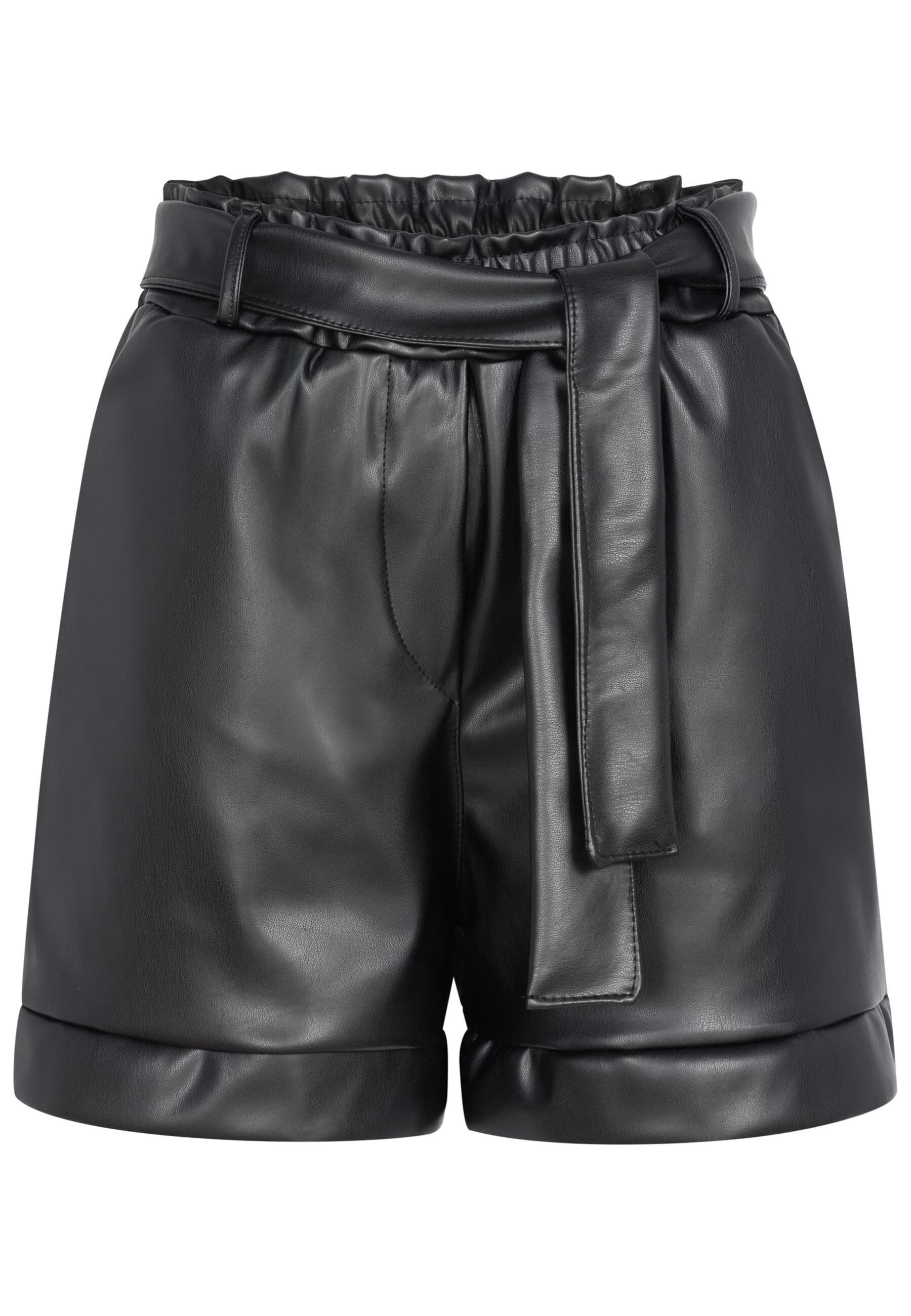 CLOUD 5IVE Sommerrock CLOUD 5IVE Cloud 5ive Faux-Leather Shorts with Tie-Be günstig online kaufen