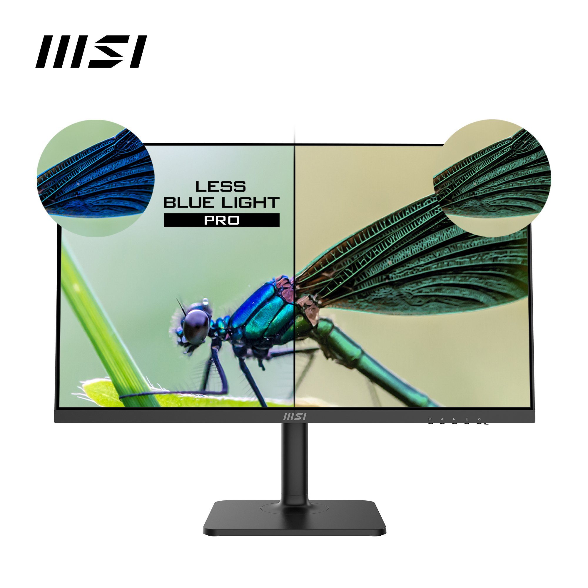 MSI Modern MD272QXP LED-Monitor (69 cm/27 ", 2560 x 1440 px, WQHD, 1 ms Reaktionszeit, 100 Hz, IPS-LED, höhenverstellbar, 3 Jahre Herstellergarantie, USB-C)