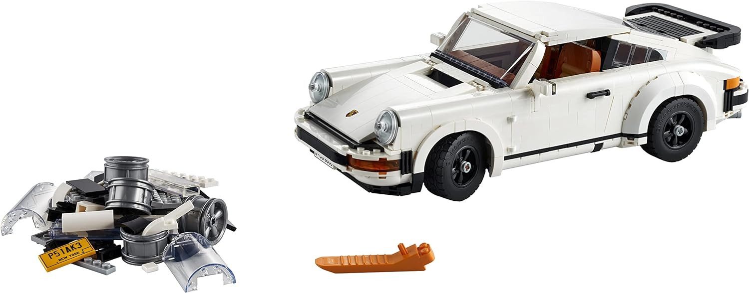 LEGO® Icons Porsche 911 weiß (10295) Konstruktions-Spielset, (1458 St)