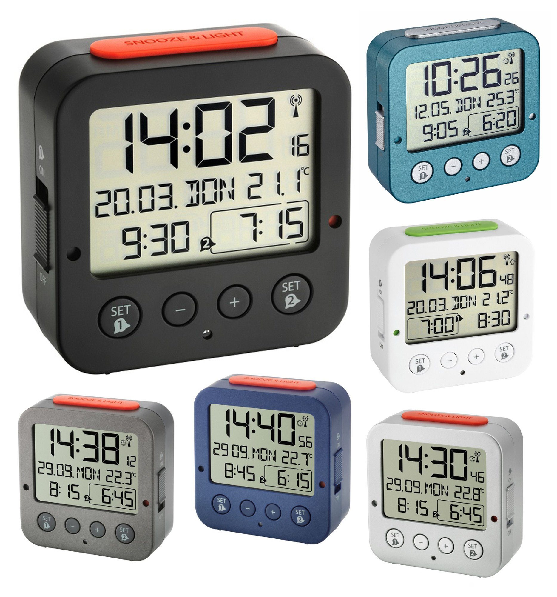 TFA Dostmann Funkwecker Bingo TFA 60.2528 digitaler Reisewecker günstig online kaufen