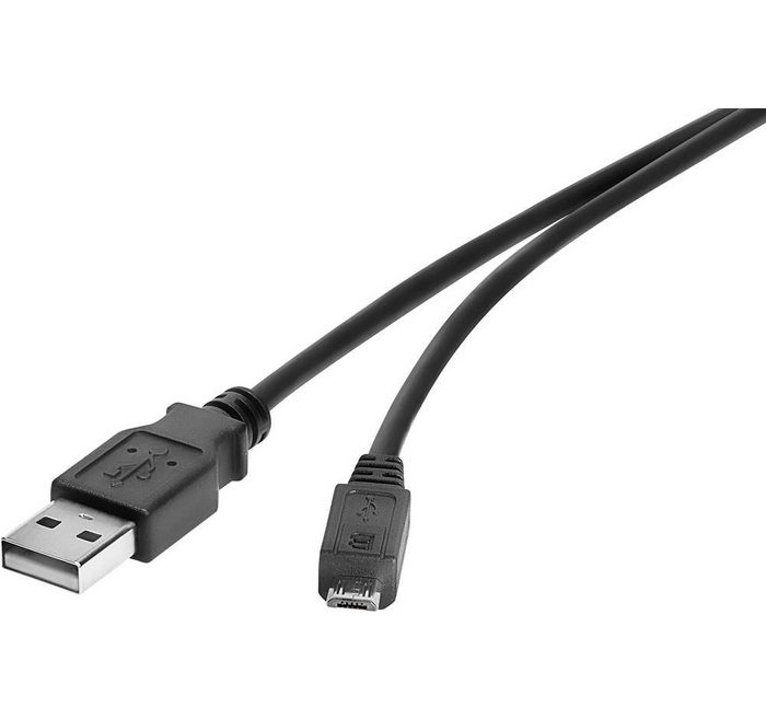 Renkforce Renkforce USB-Kabel USB 2.0 USB-A Stecker USB-Micro-B Stecker 0.15 m USB-Kabel (15.00 cm)